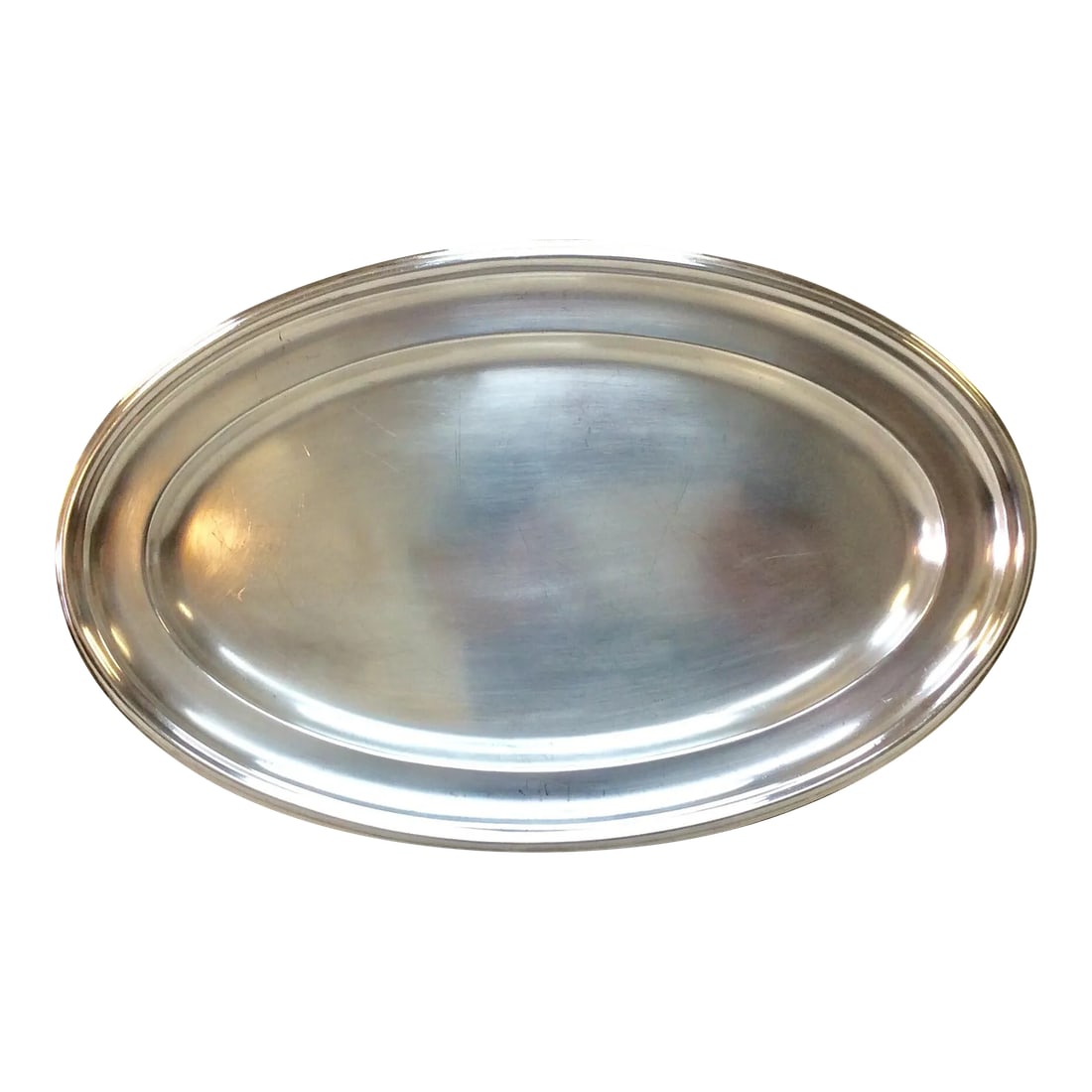 Early 20th Century French Hotel Silver Silverplate Serving Platter (1 of 12)