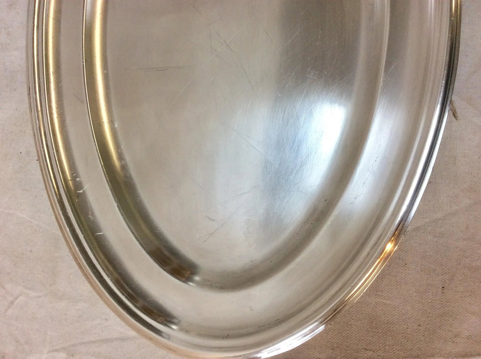 Early 20th Century French Hotel Silver Silverplate Serving Platter - 5