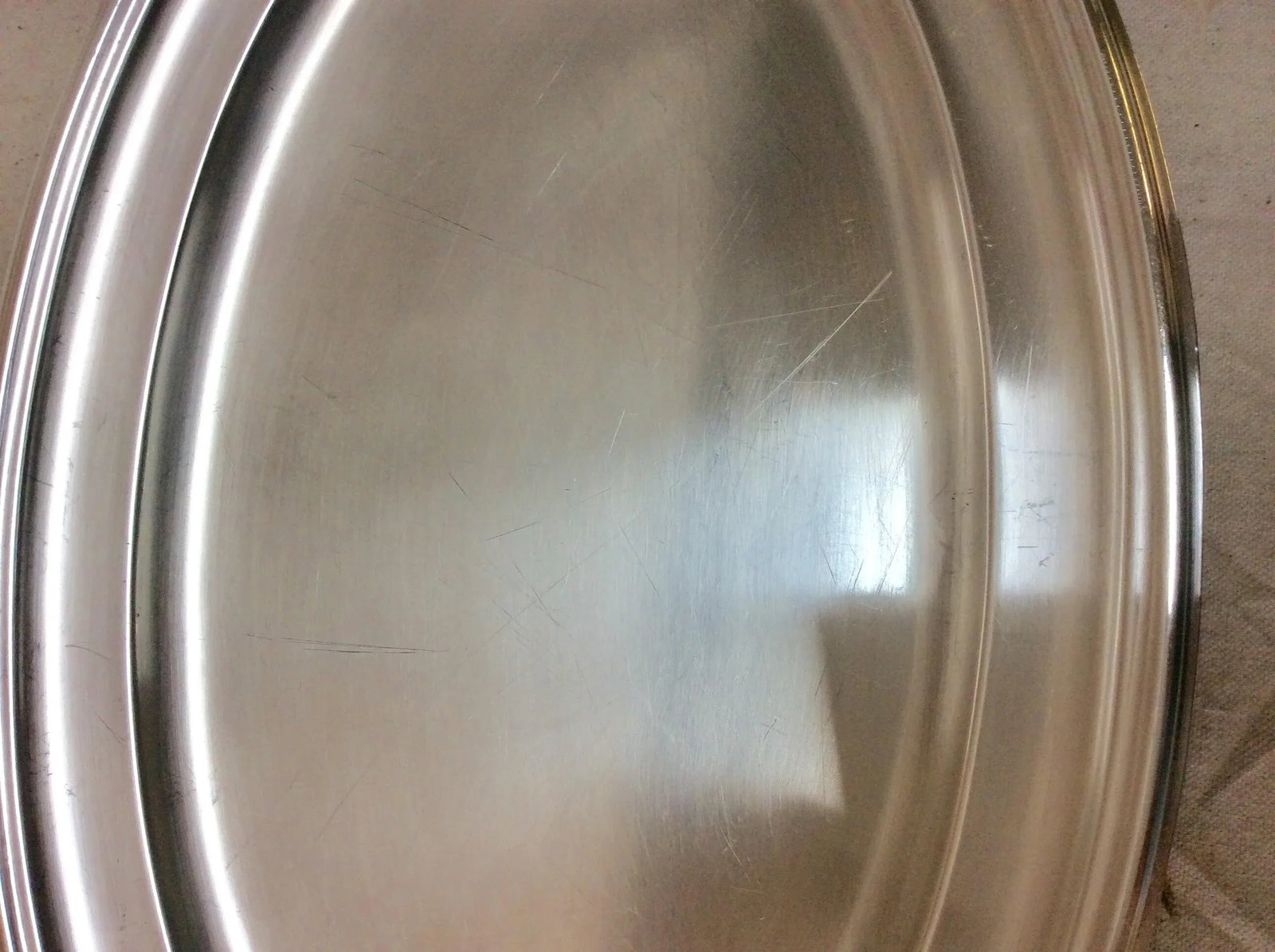 Early 20th Century French Hotel Silver Silverplate Serving Platter - 6