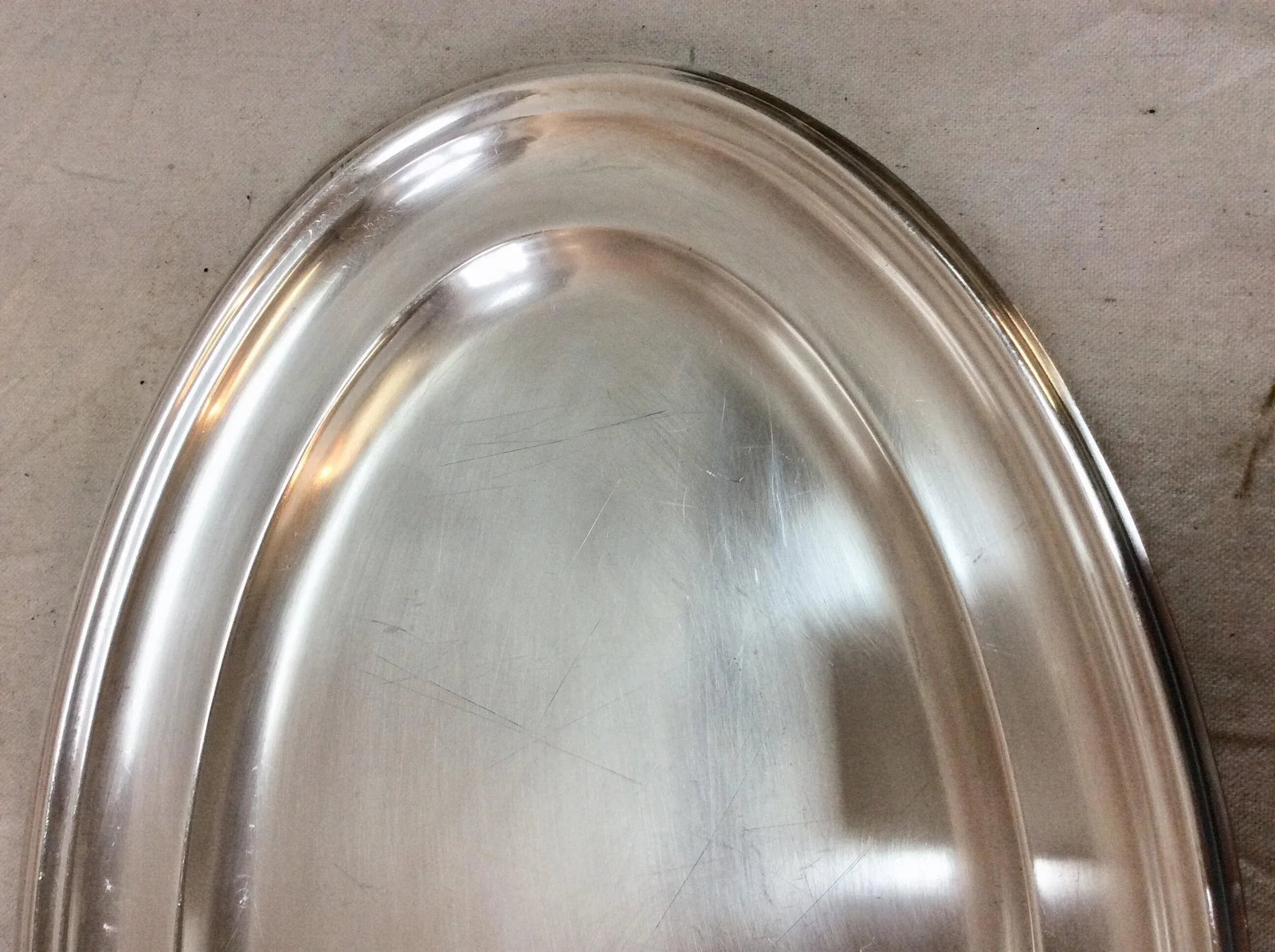 Early 20th Century French Hotel Silver Silverplate Serving Platter - 7