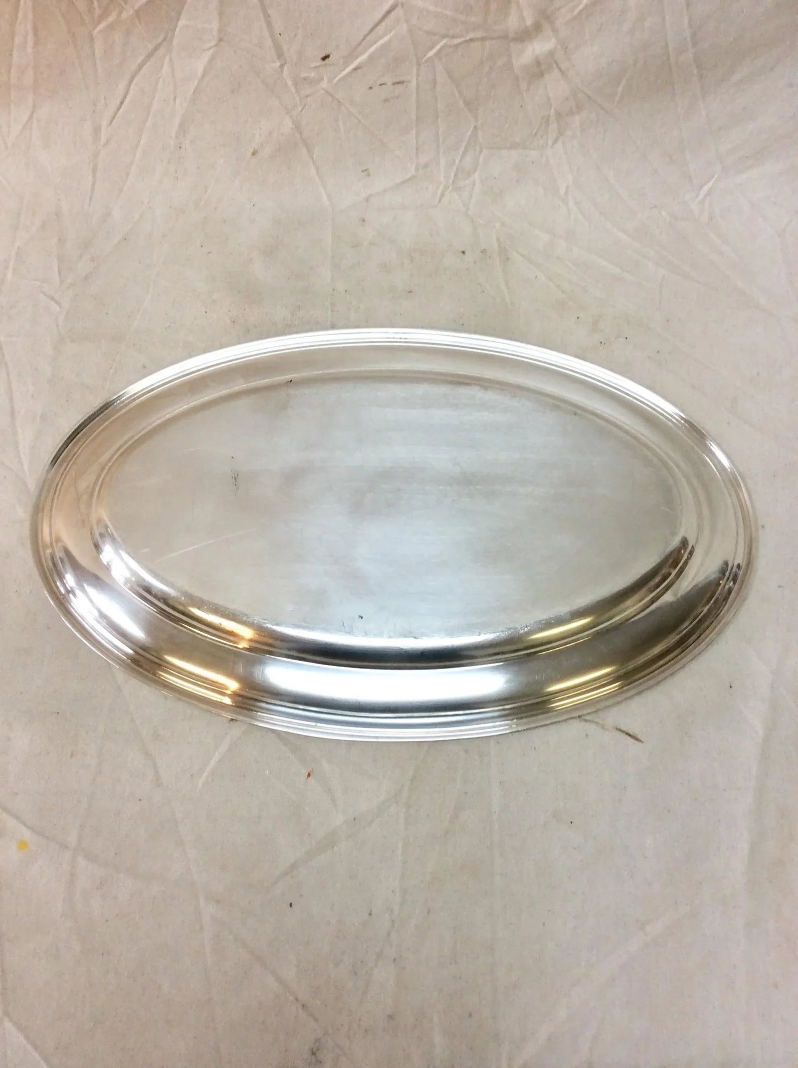 Early 20th Century French Hotel Silver Silverplate Serving Platter - 8