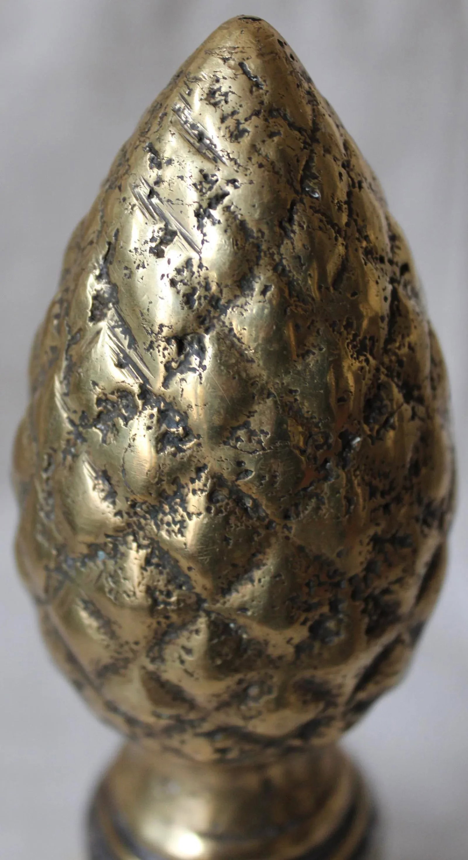 Bronze & Silver-Plate Finial - 6