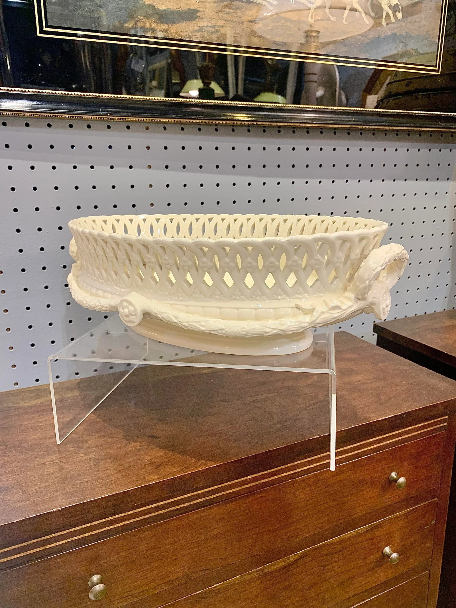 Antique Early 20th Century Wedgwood Creamware Centerpiece - 2