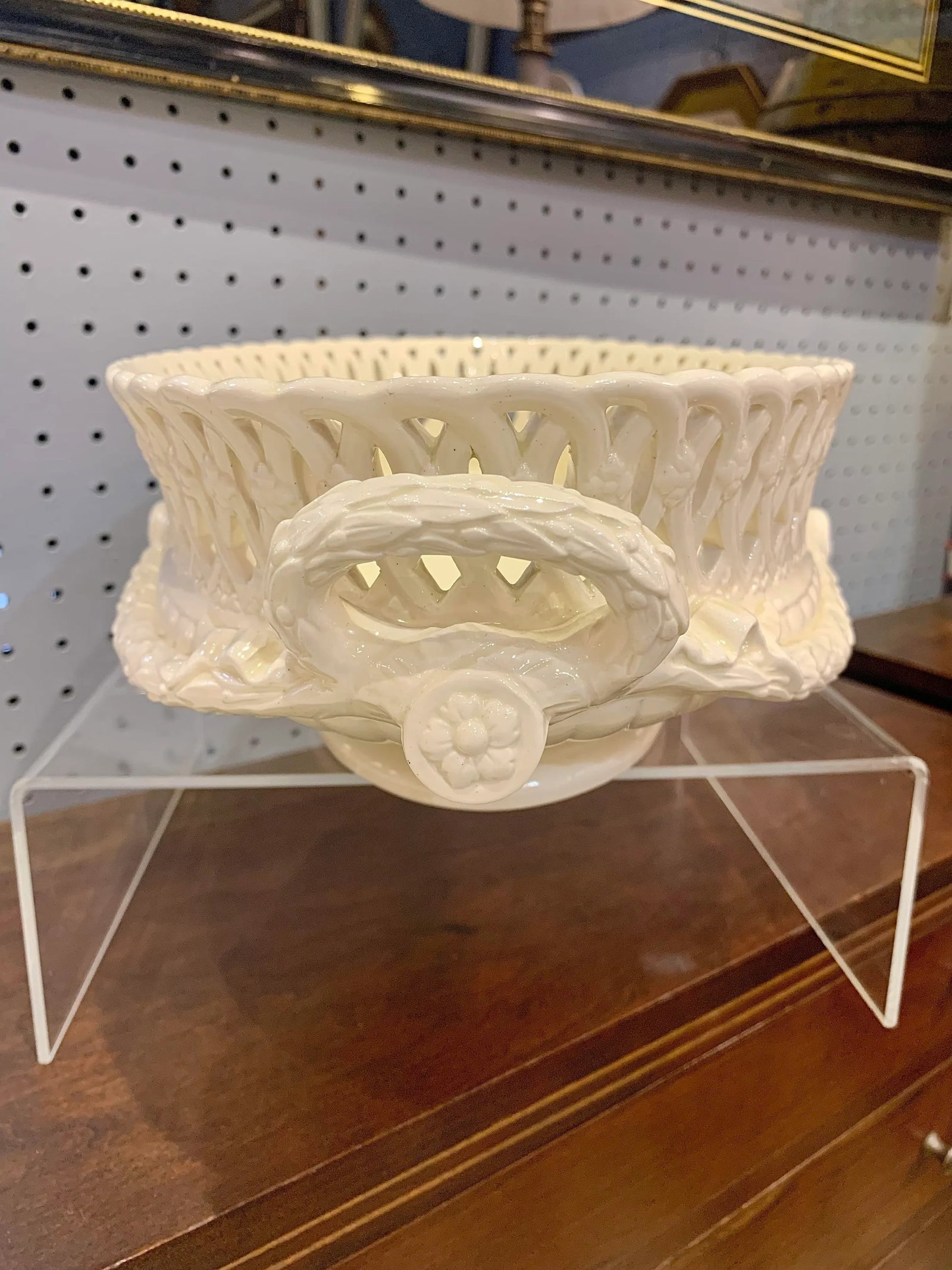 Antique Early 20th Century Wedgwood Creamware Centerpiece - 9