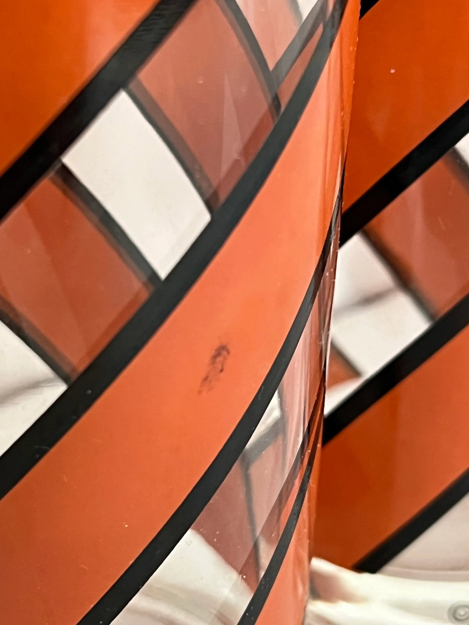 Georges Briard Orange Striped Glasses - Set of 5 - 7