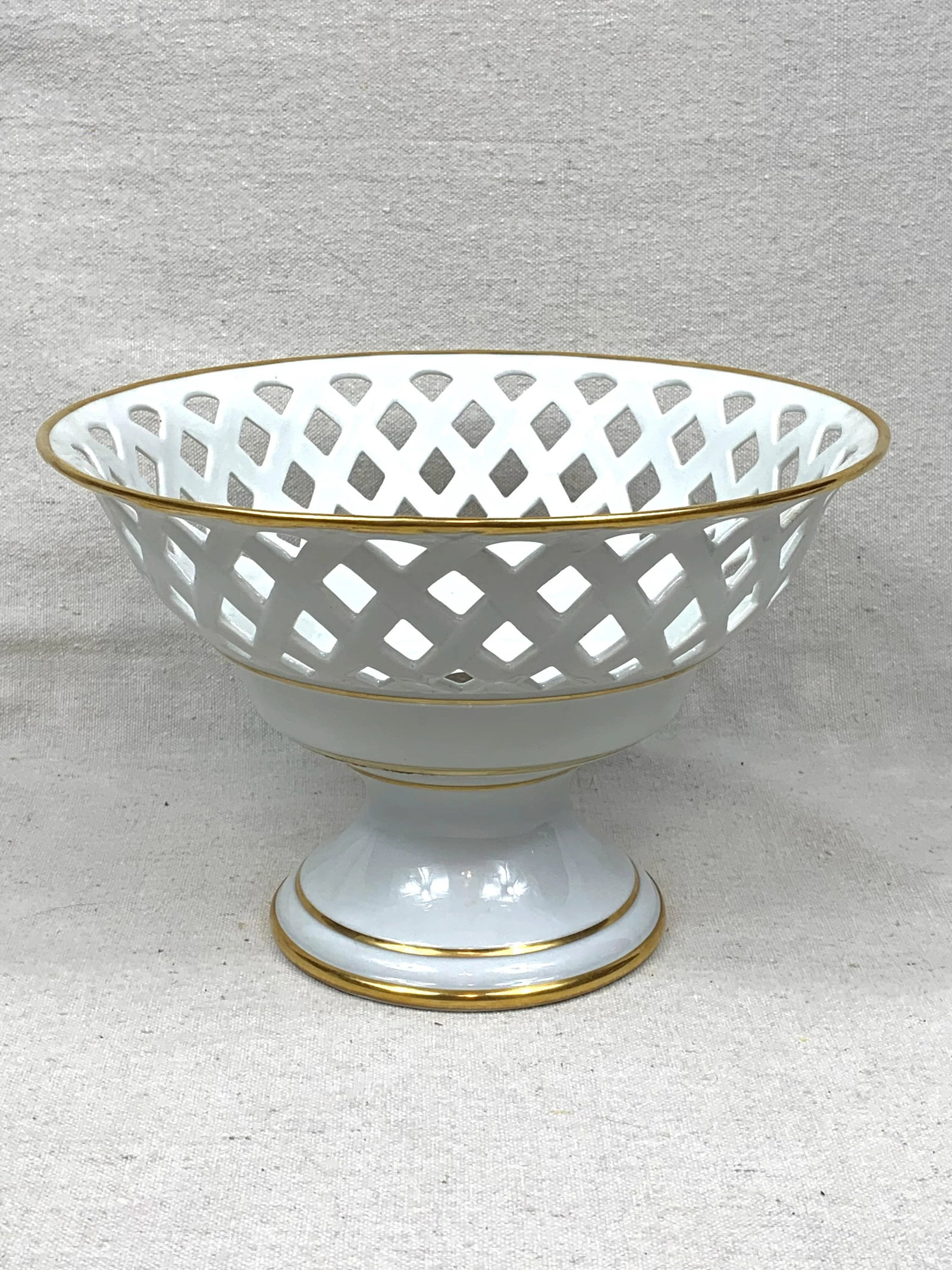 Vintage Limoges Pedestal Bowl - 2