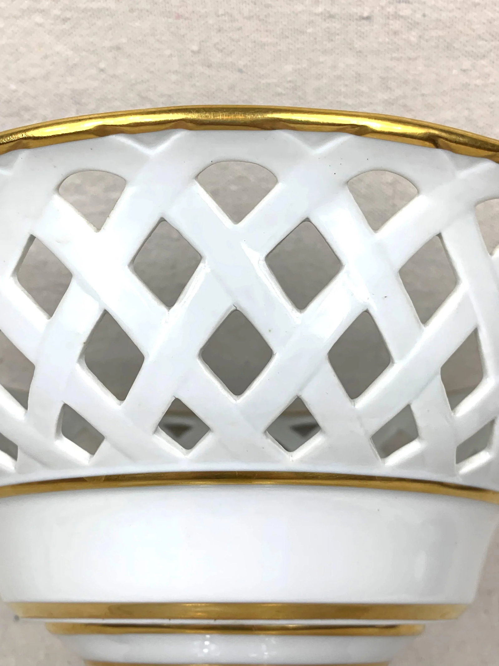 Vintage Limoges Pedestal Bowl - 5