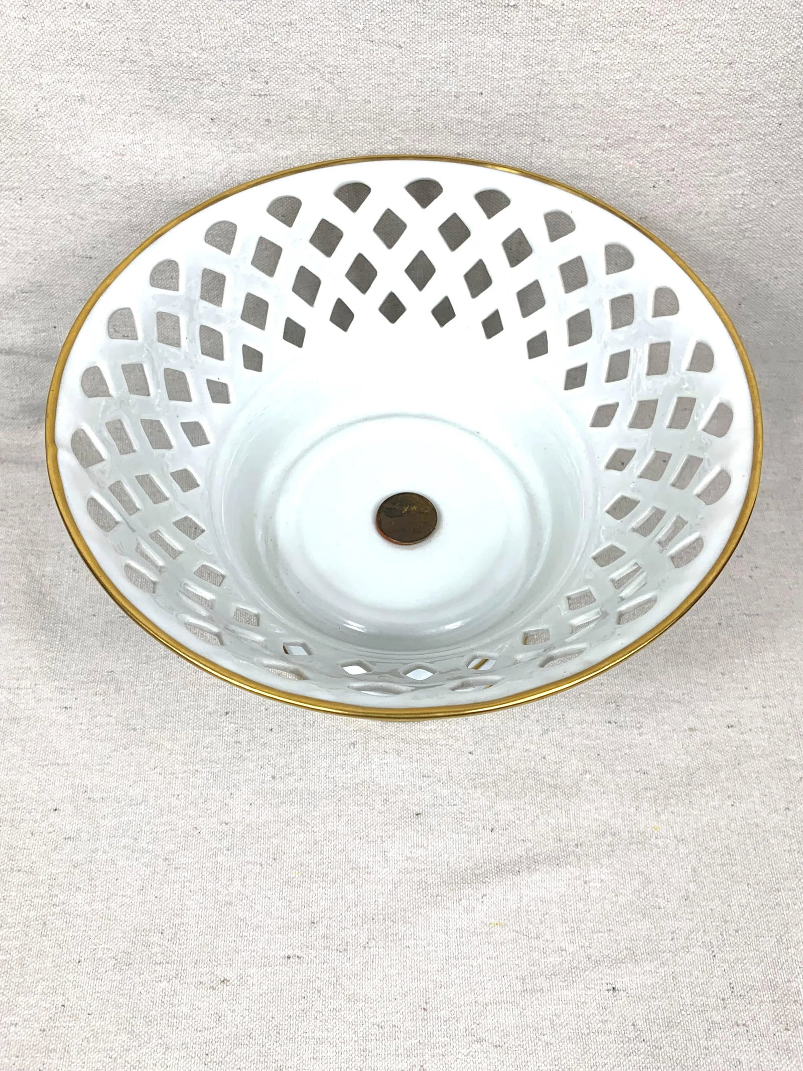 Vintage Limoges Pedestal Bowl - 6