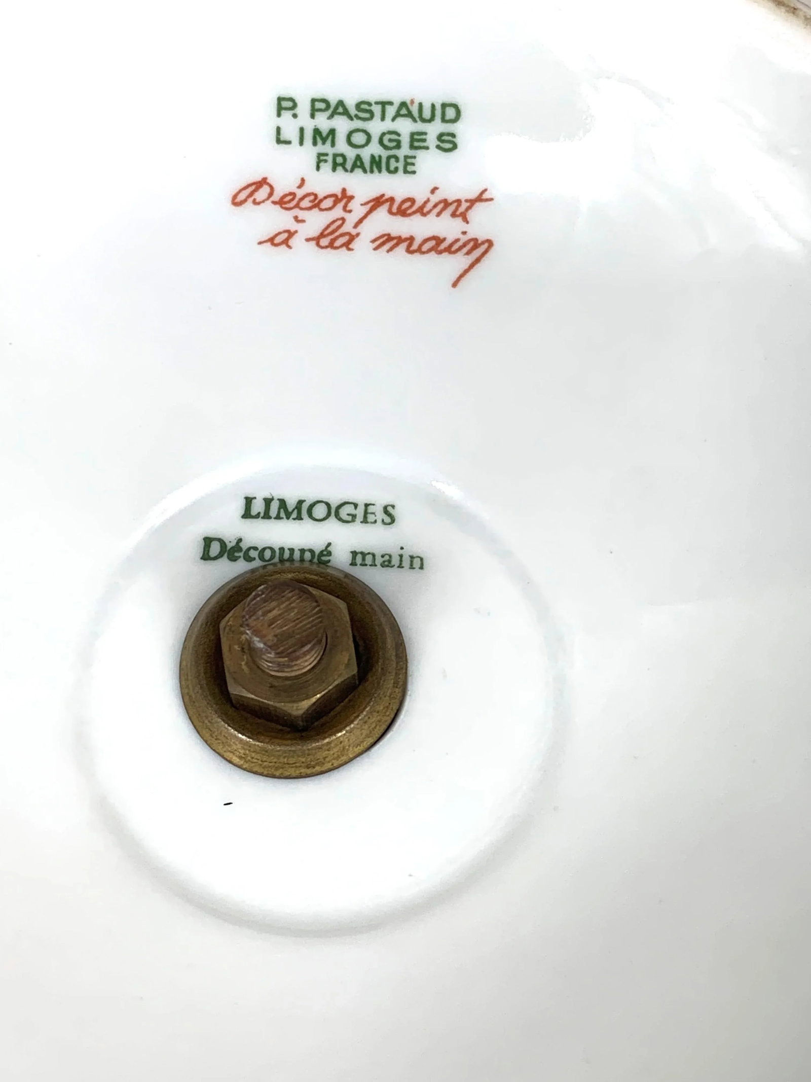 Vintage Limoges Pedestal Bowl - 8