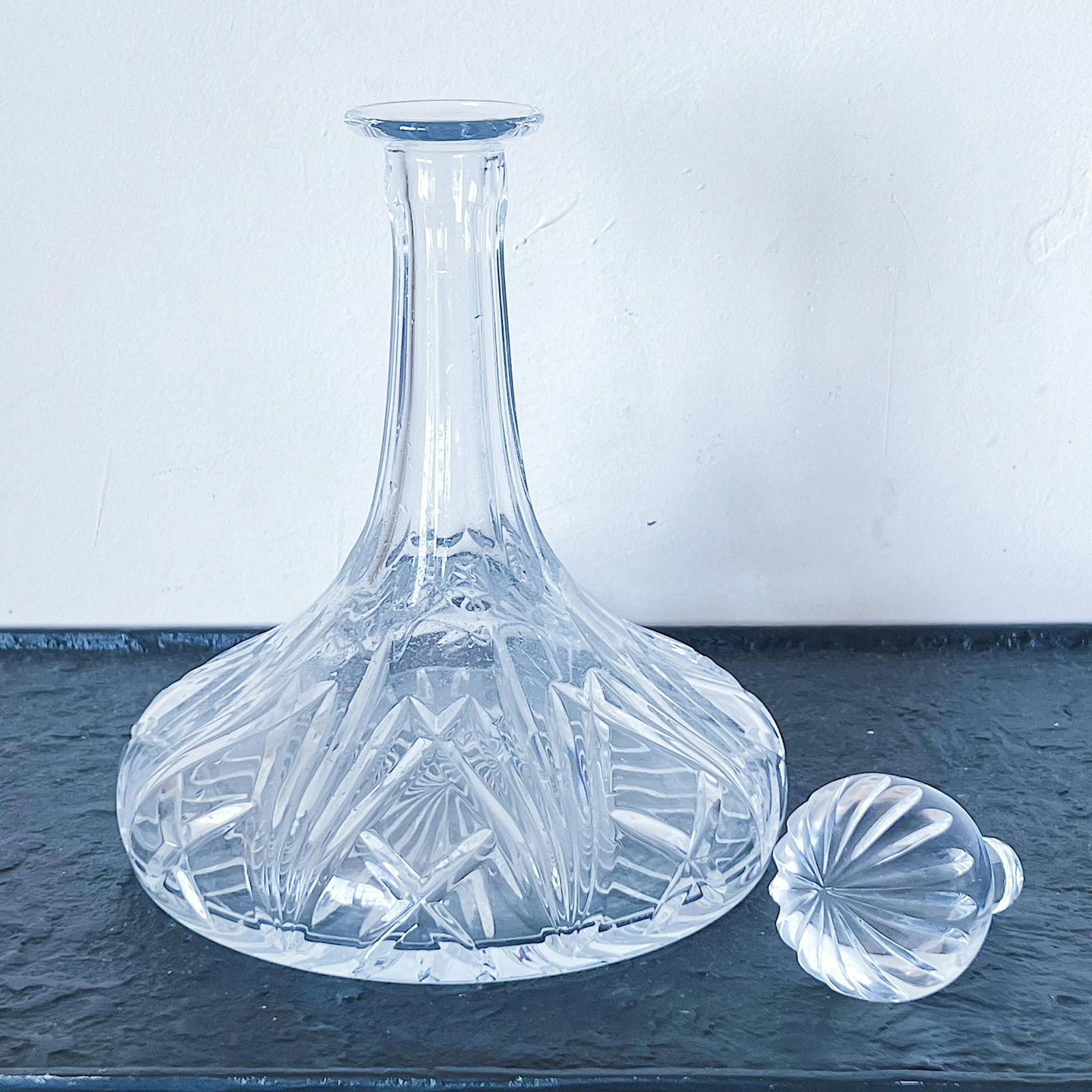 Vintage Crystal Captain Ship Decanter Marquis by Waterford - 2