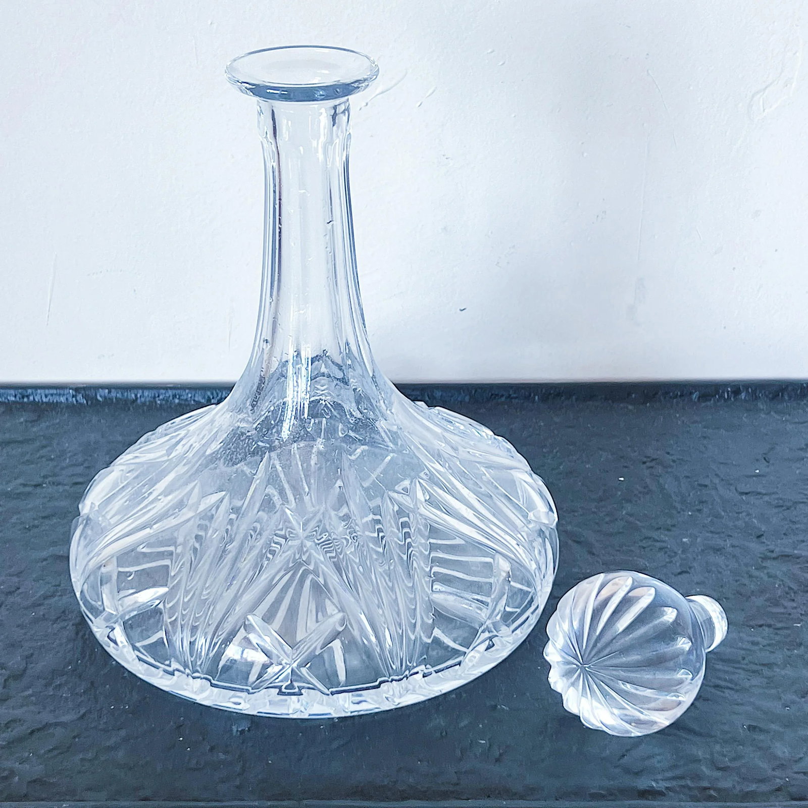 Vintage Crystal Captain Ship Decanter Marquis by Waterford - 3