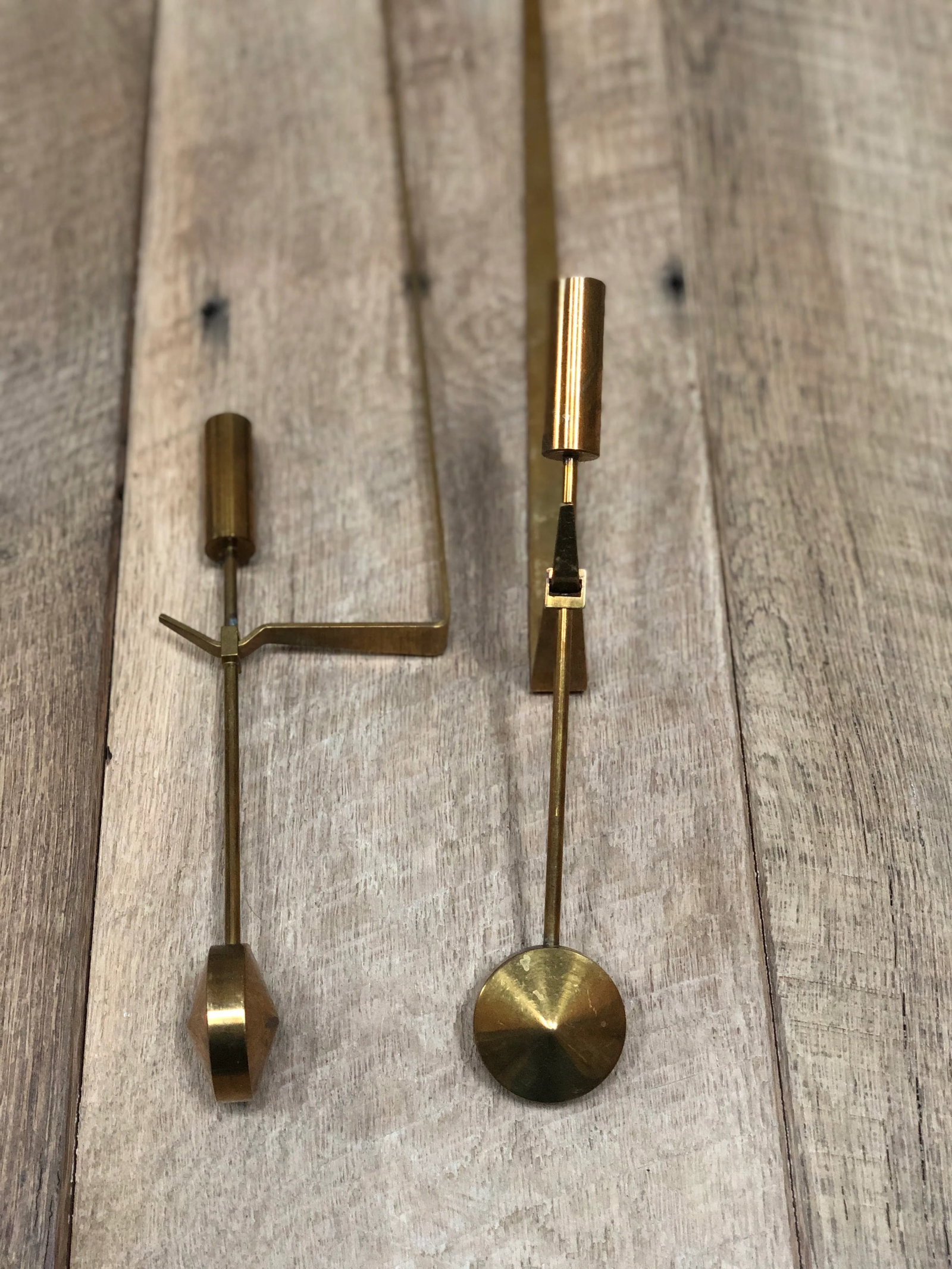 1950s Pierre Forsell Wall-Mounted Sconce Candle Holders for Skultuna 1607 Made in Sweden - a Pair - 6