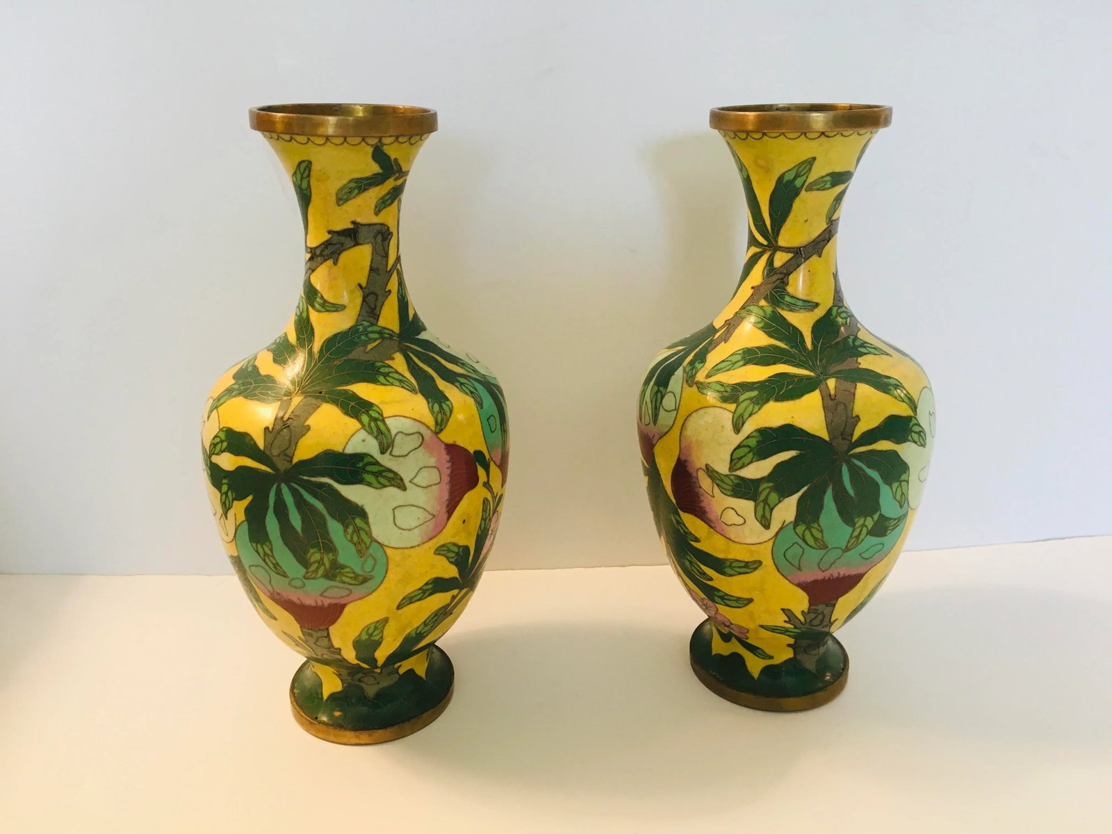 Chinese Cloisonn? Vases- a Pair - 2
