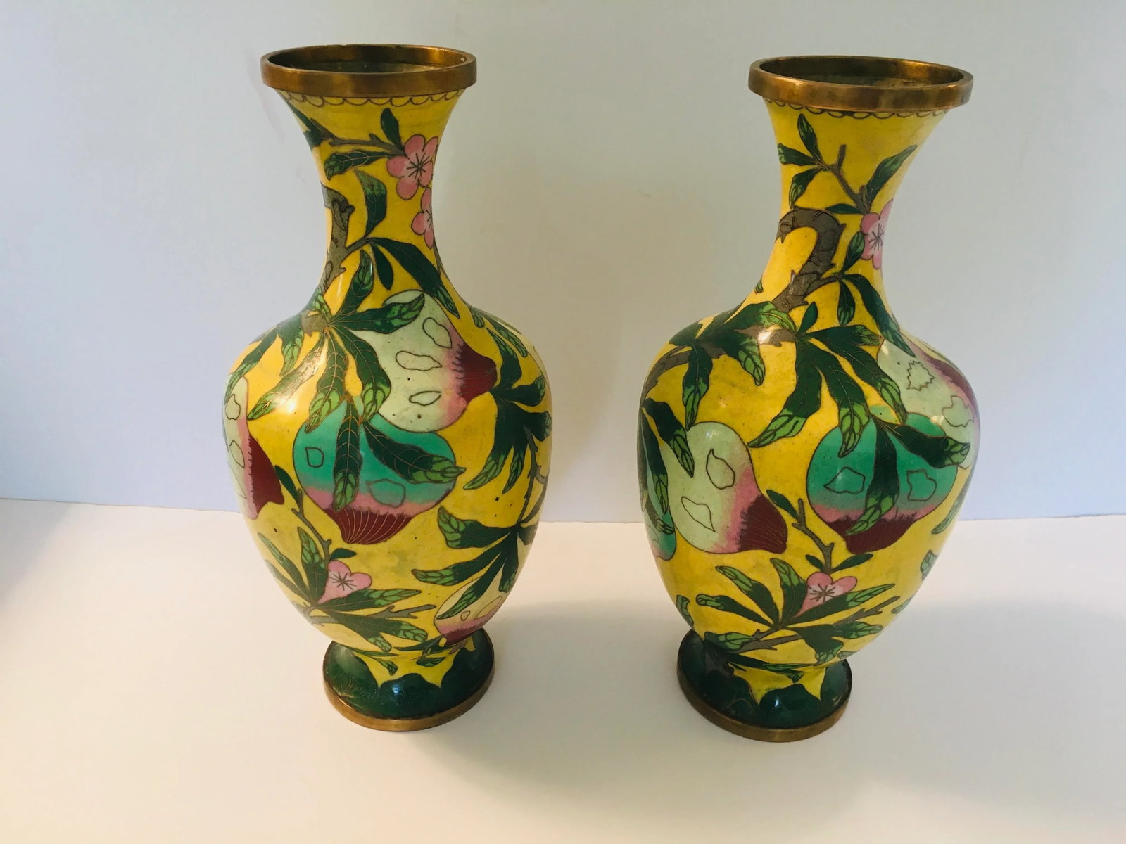 Chinese Cloisonn? Vases- a Pair - 3