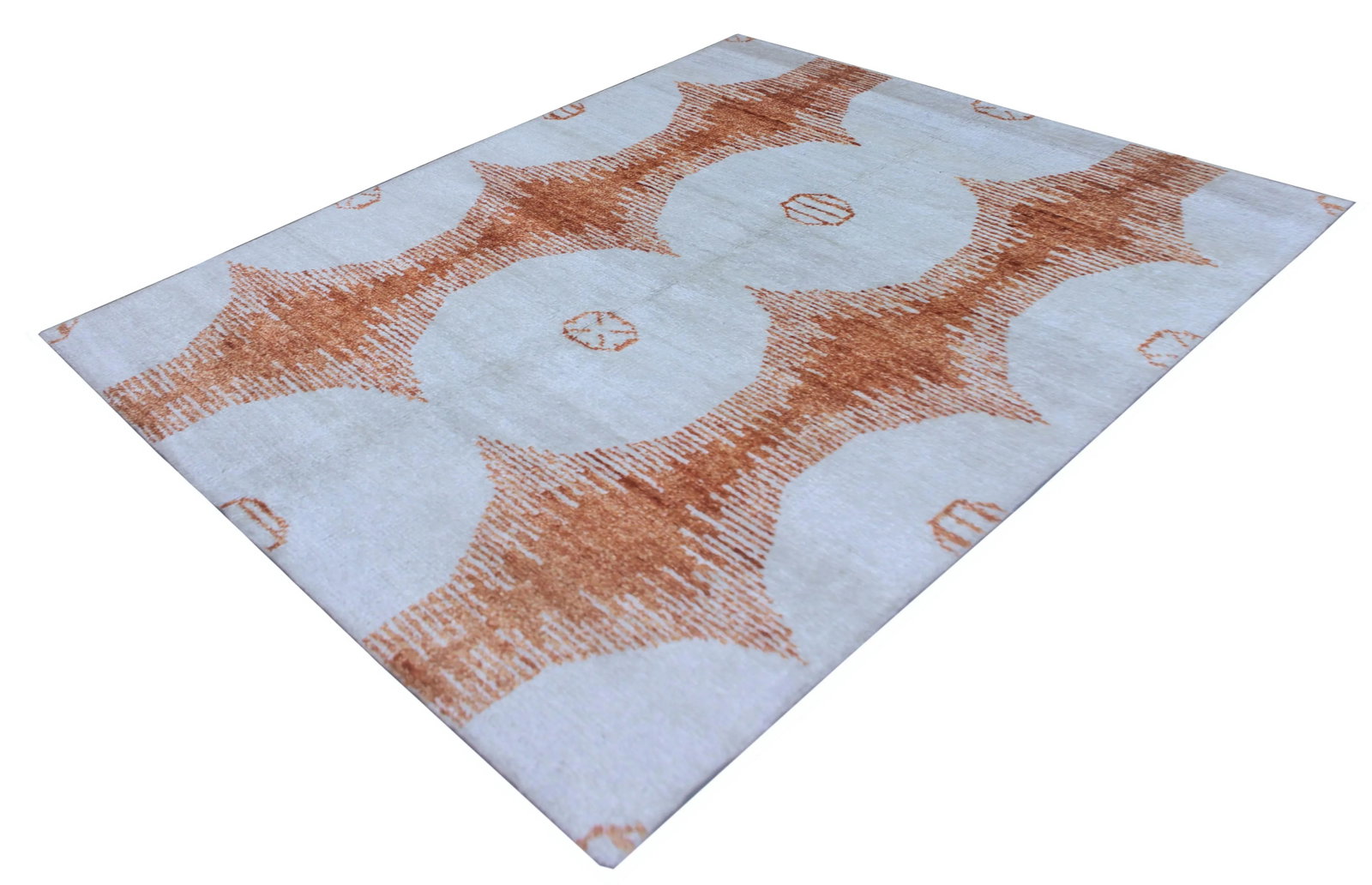 Aara Rugs Inc. Hand Knotted Bamboo Rug - 10' * 14' - 2