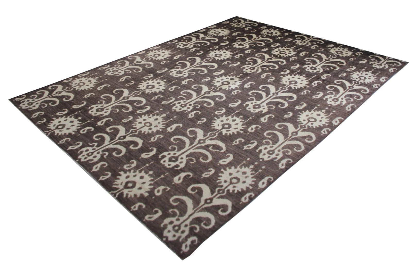 Aara Rugs Hand Knotted Ikat Rug - 14'1" X 10'4" - 2