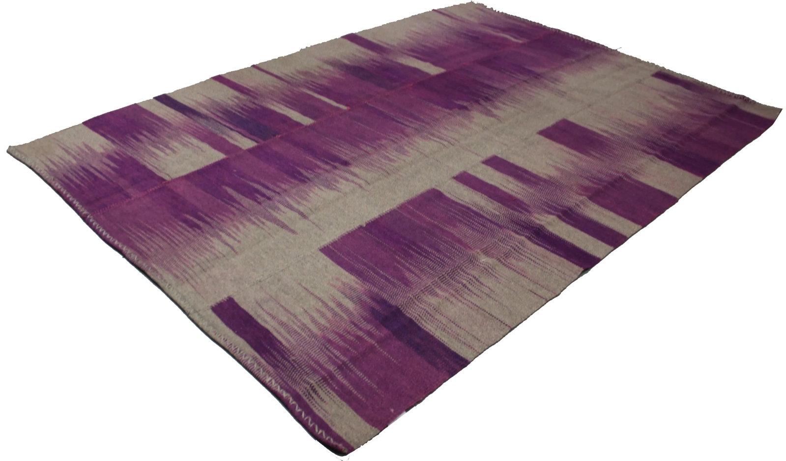 Aara Rugs Inc. Hand Knotted Patchwork Kilim - 6'4'' * 9' - 2