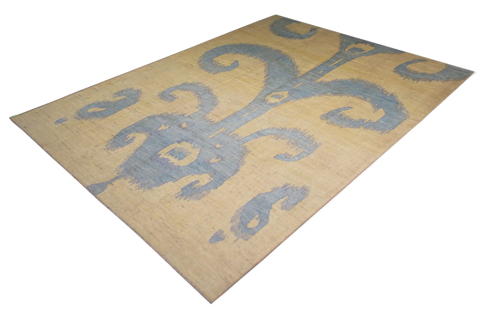 Aara Rugs Hand Knotted Modern Ikat Rug - 14' X 10' - 2