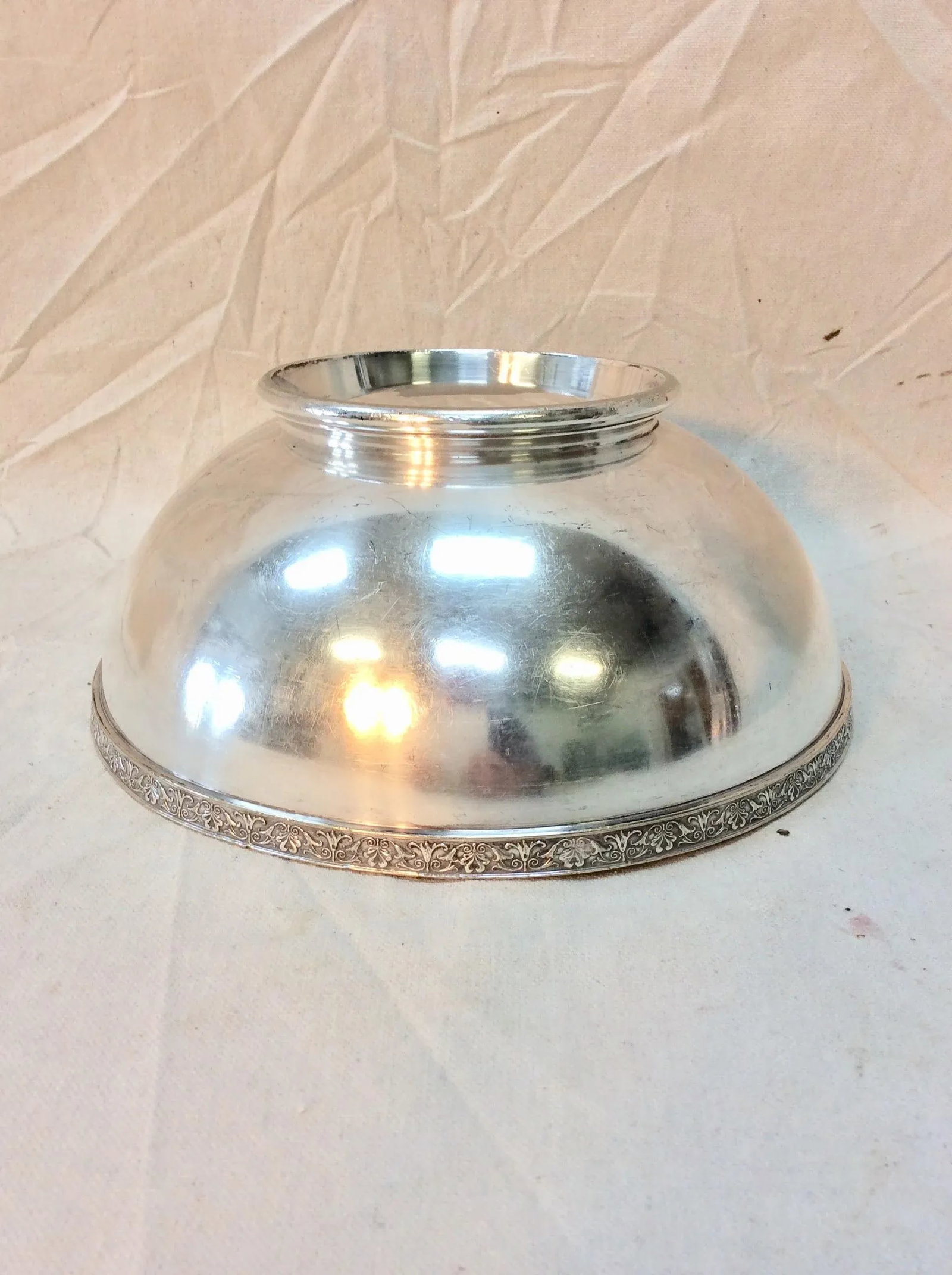 20th Century R Wallace Hotel Silver Silverplate Southern Hotel Baltimore Serving Bowl - 7