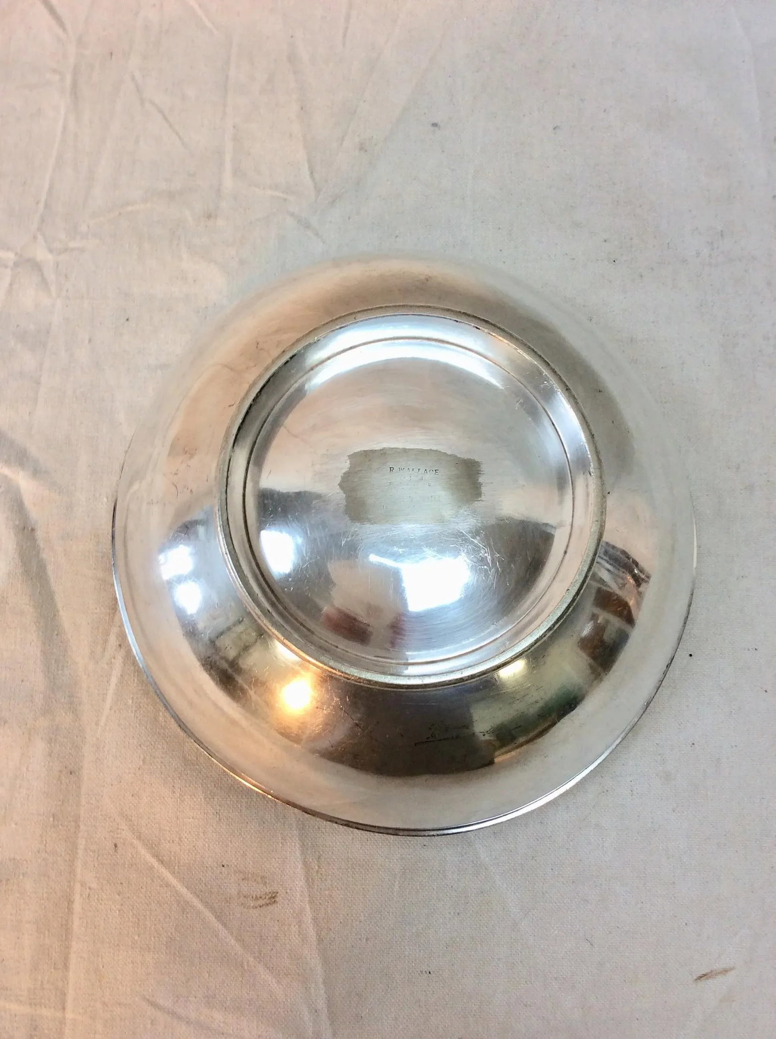 20th Century R Wallace Hotel Silver Silverplate Southern Hotel Baltimore Serving Bowl - 8