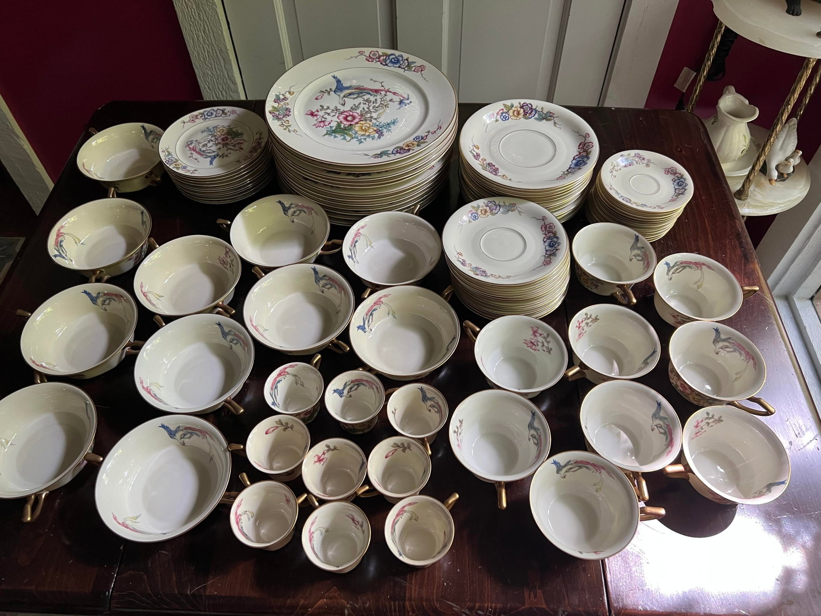 Antique Rosenthal Ivory Bavaria Phoenix Fine China Set- 87 Pieces - 2