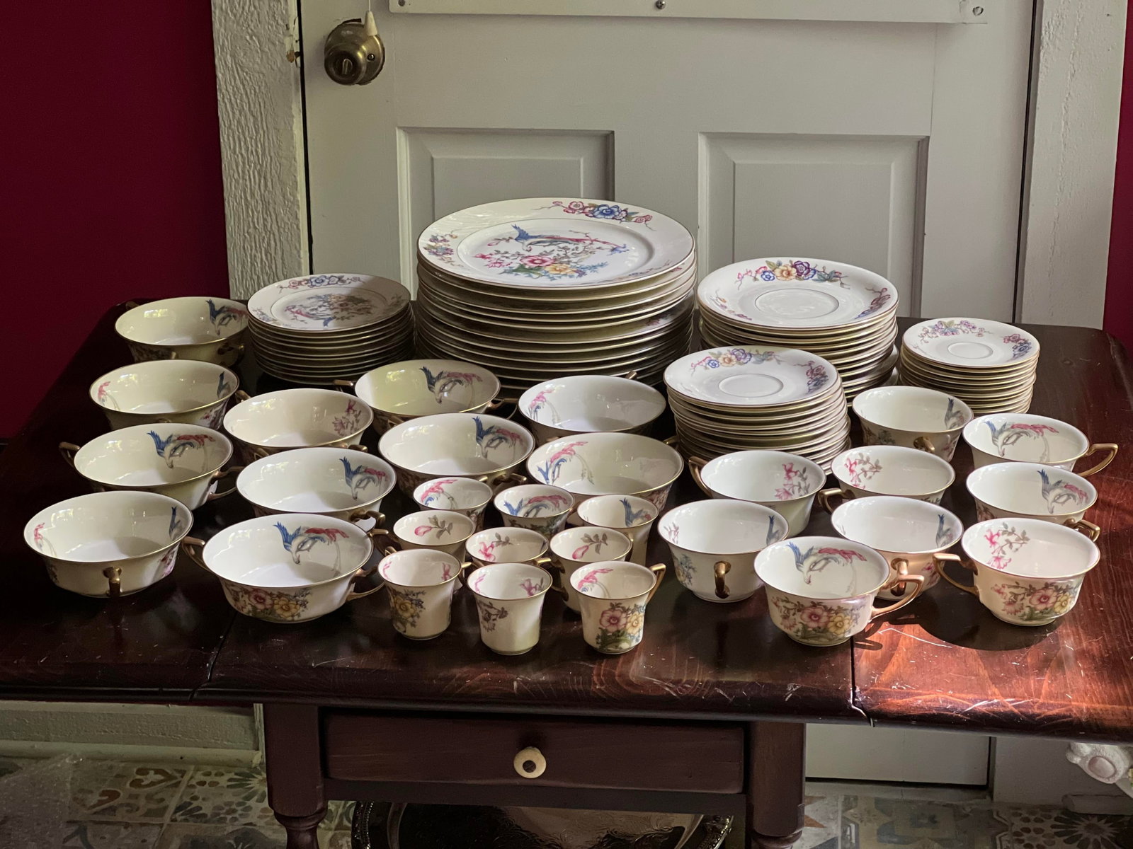 Antique Rosenthal Ivory Bavaria Phoenix Fine China Set- 87 Pieces - 3