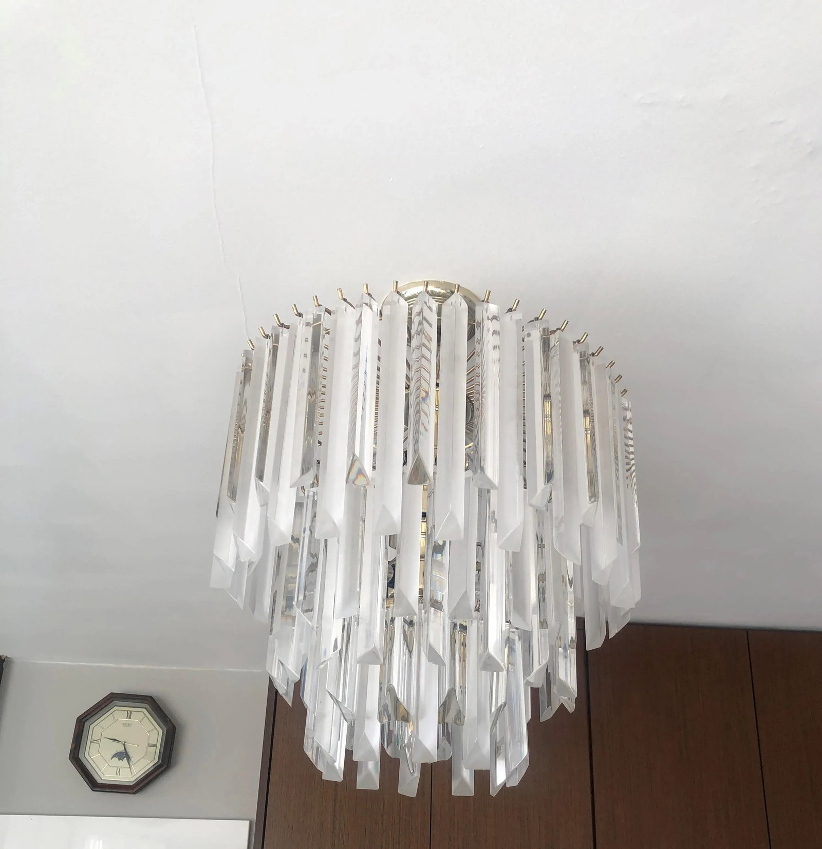 Mid-Century Modern Lucite Chandelier - 4