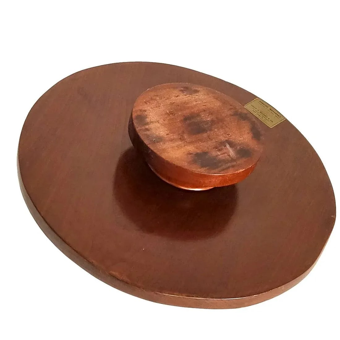 Mid Century Mahogany Lazy Susan - 10