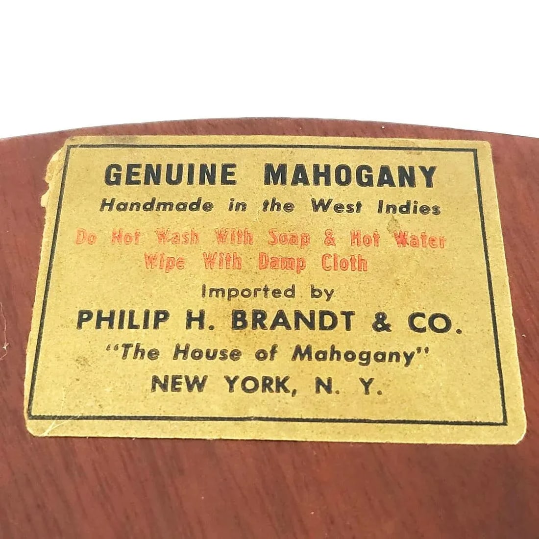 Mid Century Mahogany Lazy Susan - 11