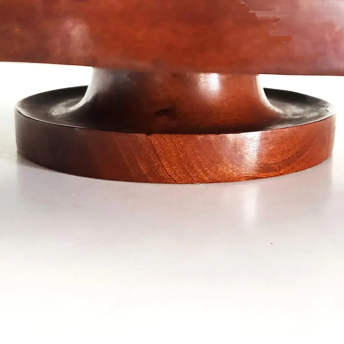 Mid Century Mahogany Lazy Susan - 8