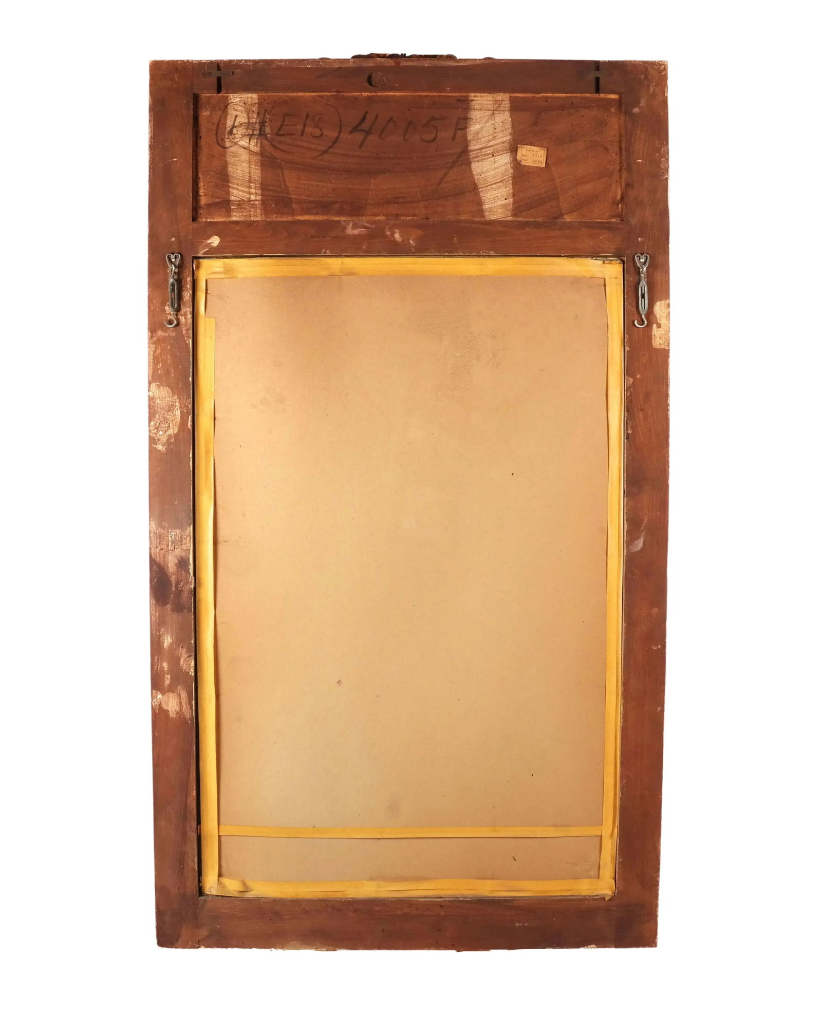 Vintage Neoclassical Style Giltwood Trumeau Mirror - 9