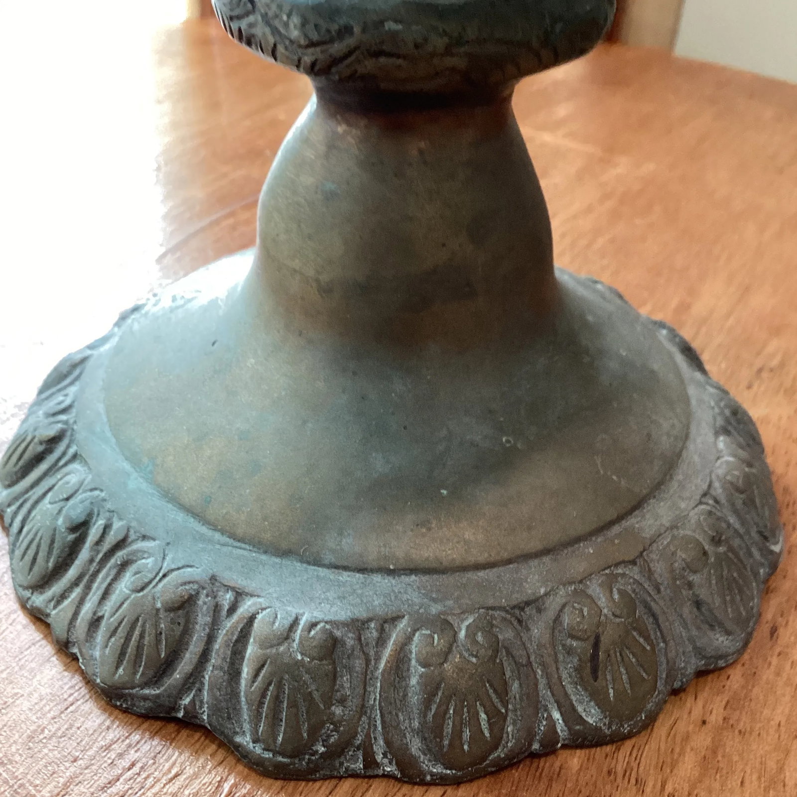 Antique 18th Century Brass Bronze French Style Goblet Urn Vase or Planter Ornate Loving Cup Anita Sp - 9