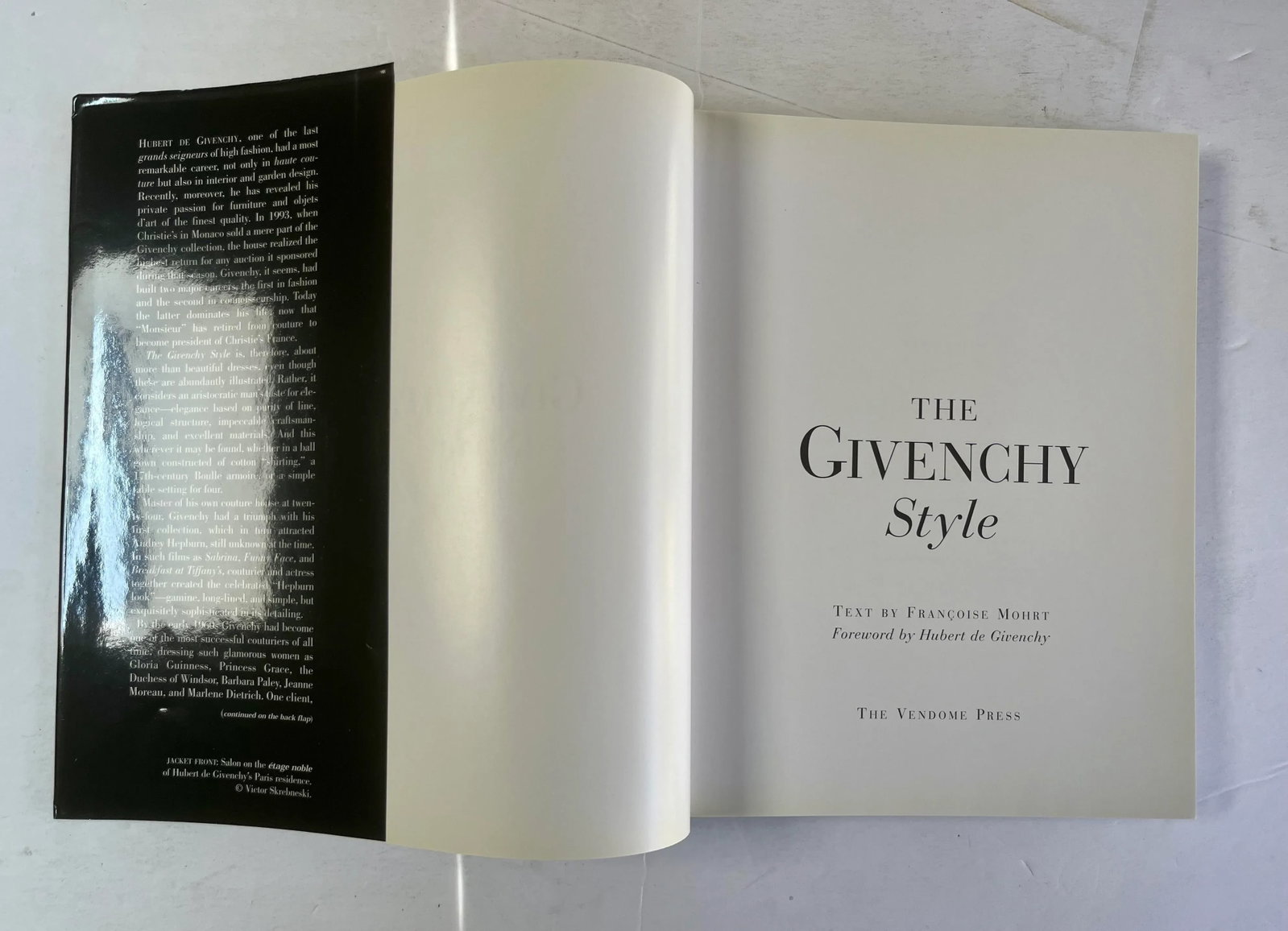 Givenchy Style, by Francoise Mohrt, Vendome Press, 1998 - 2