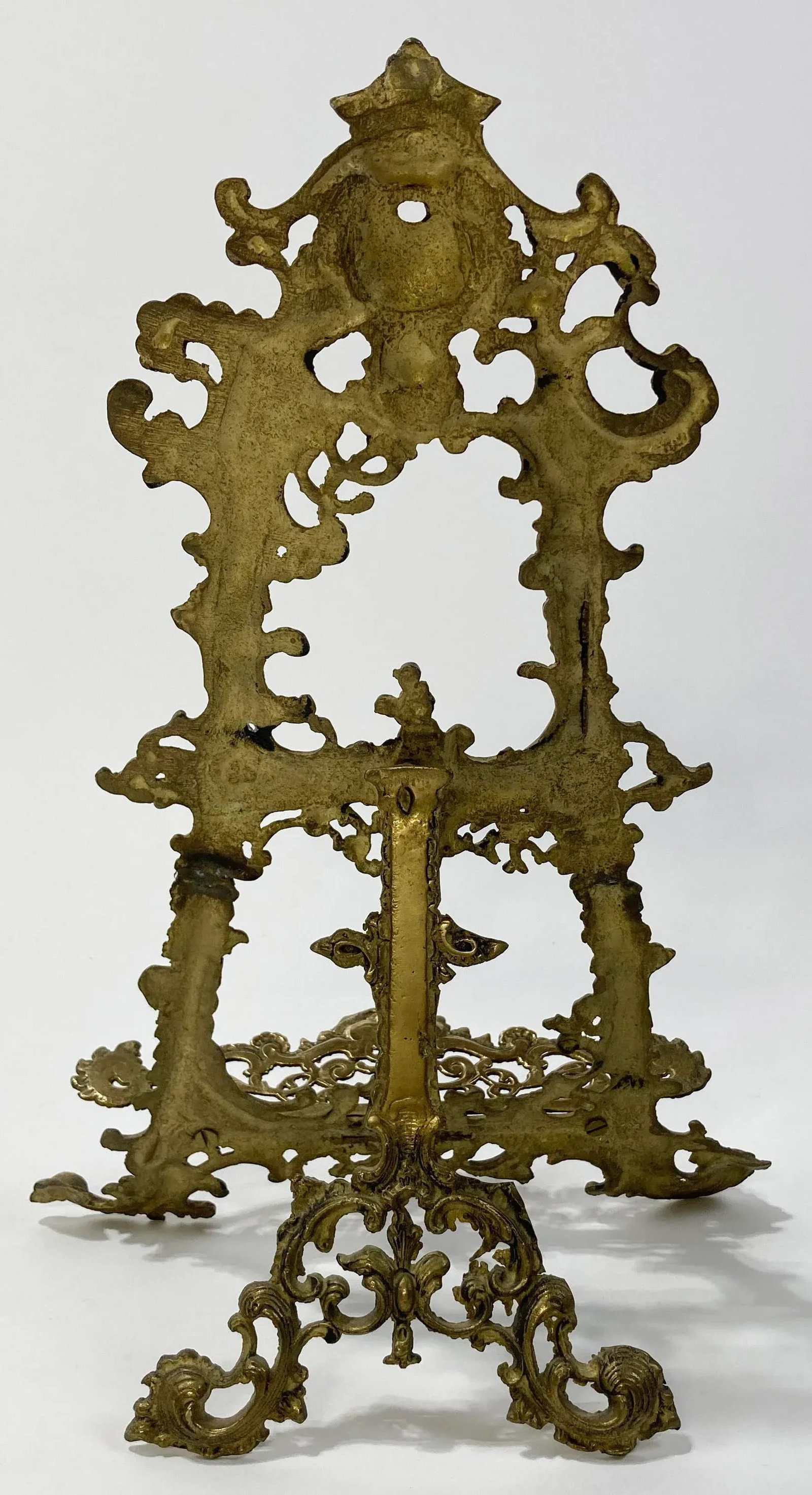 Substantial Antique Brass Victorian Style Table Easel - 6