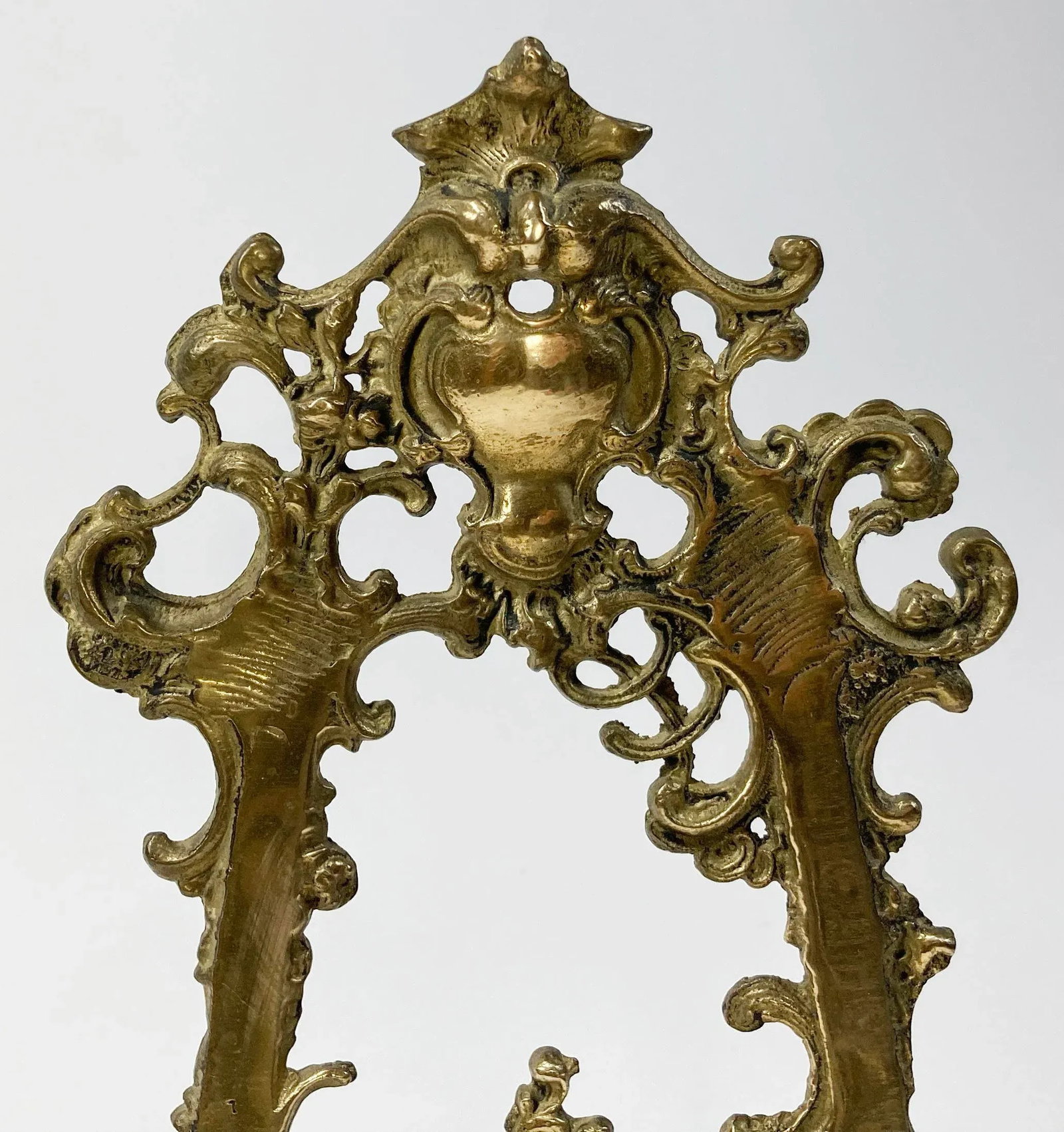 Substantial Antique Brass Victorian Style Table Easel - 7