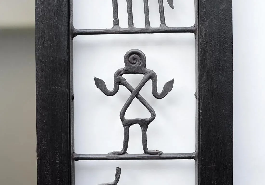 Mid-Century Frederic Weinberg Style Square Mirror With Animal Motifs - 10