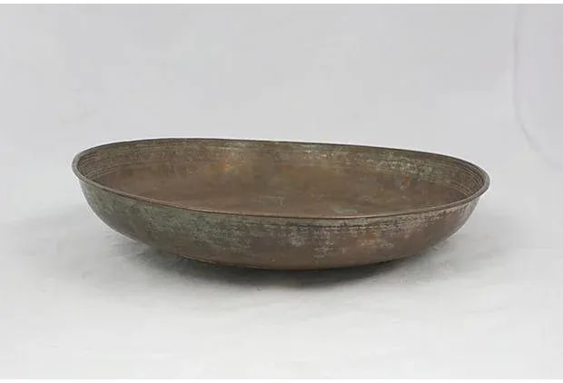 Antique Persian Copper Bowl - 2