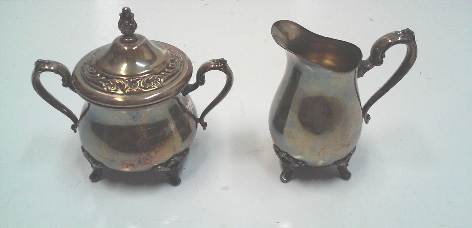 Rogers Silverplate Coffee and Tea Service & Tray - 5 Pieces - 8