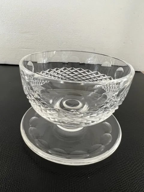 Vintage Waterford Crystal "Collen" Footed Dessert Bowls- Set of 8 - 5