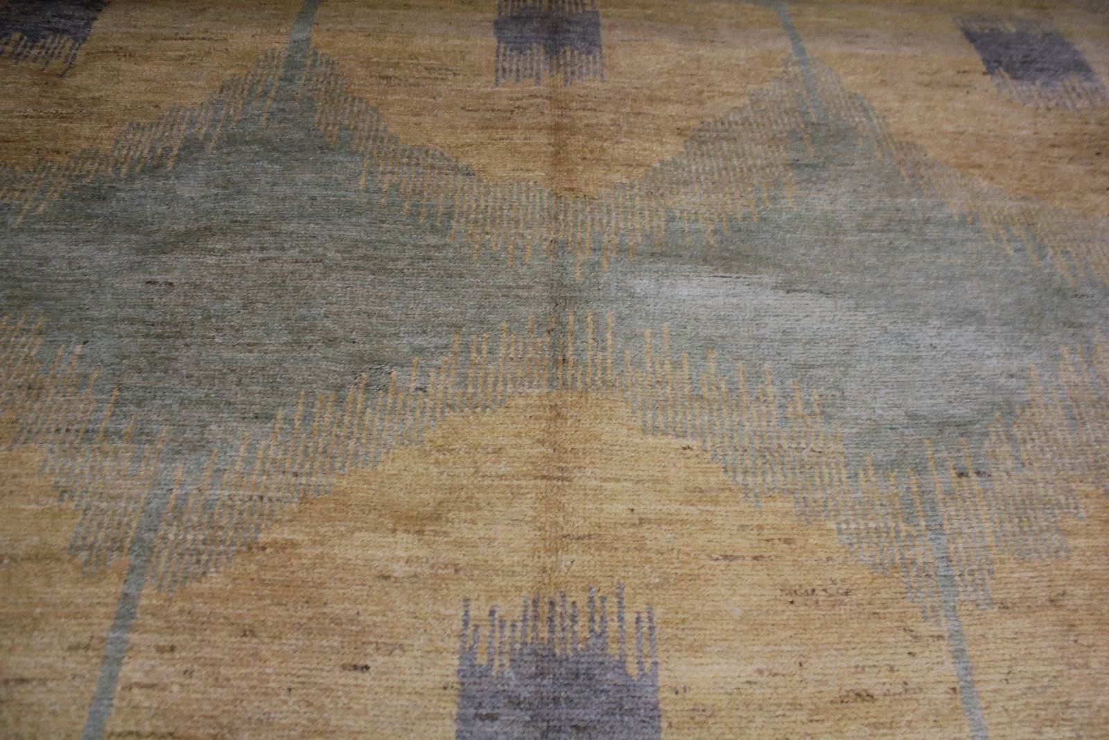 Hand Knotted Ikat Rug by Aara Rugs Inc. - 10' * 13'11'' - 3