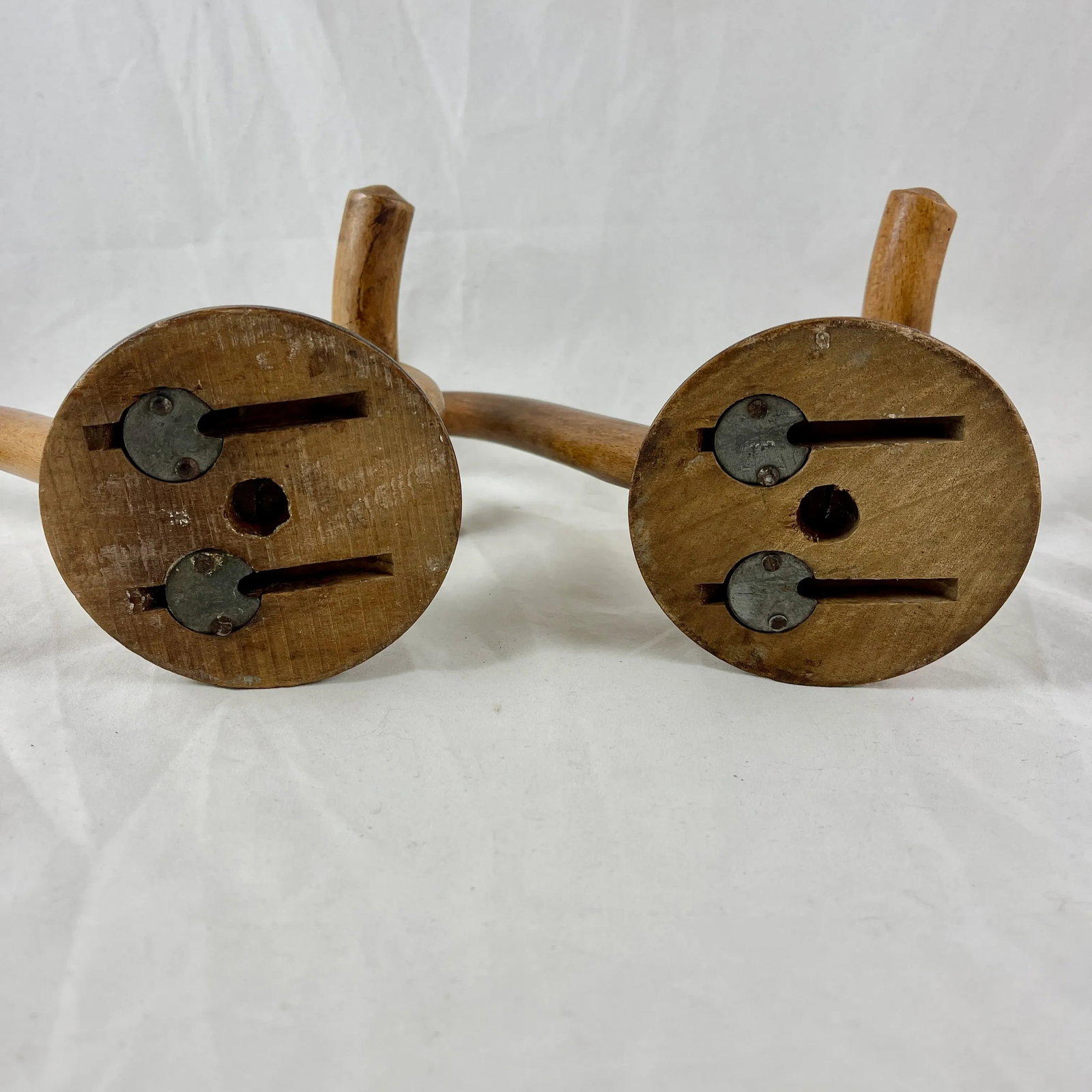 French Art Nouveau Bentwood Coat & Hat Hooks, a Pair - 11