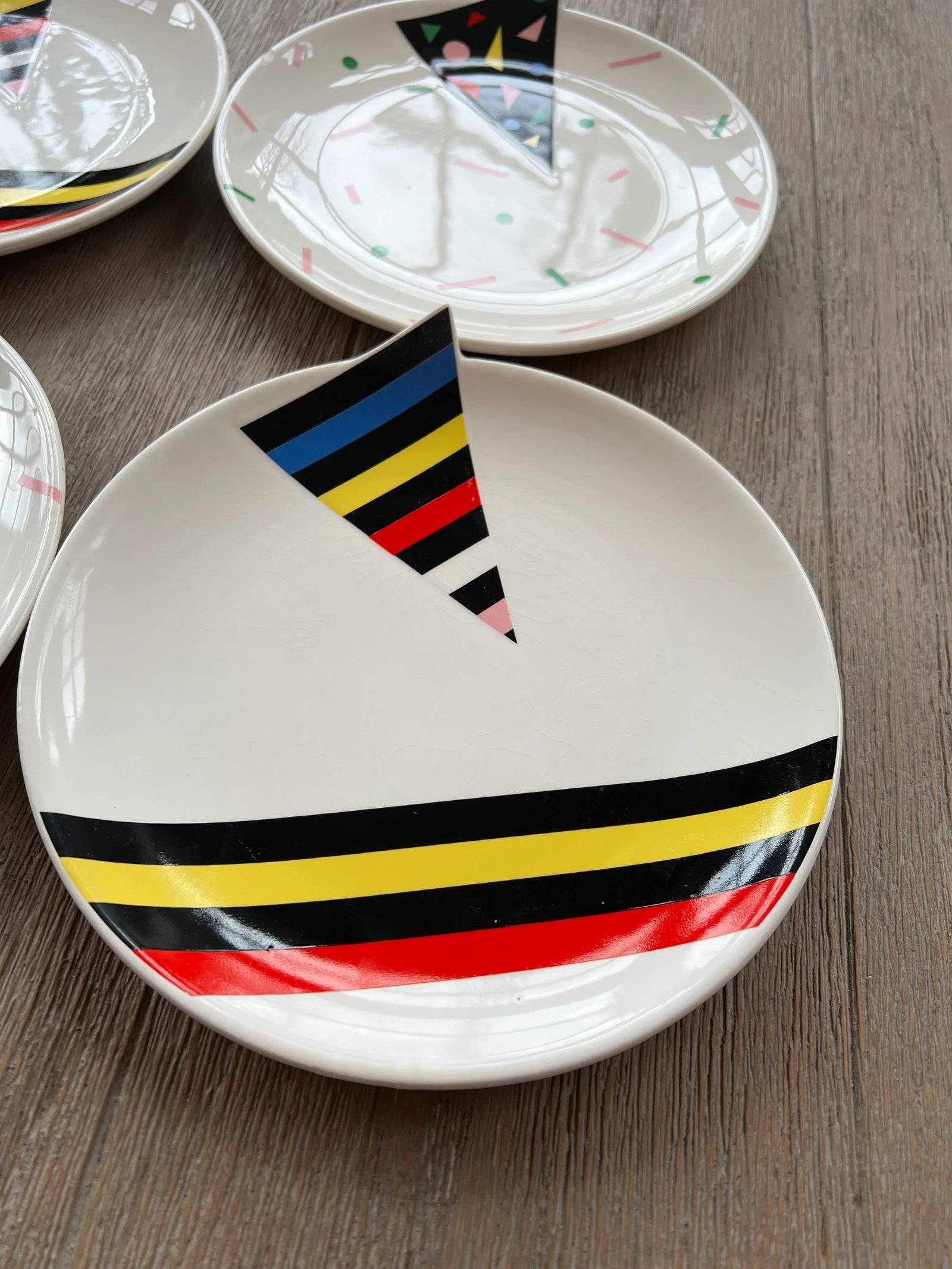 1980s Fujimori Alpha Plates for Kato Kogei- Set of 6 - 3