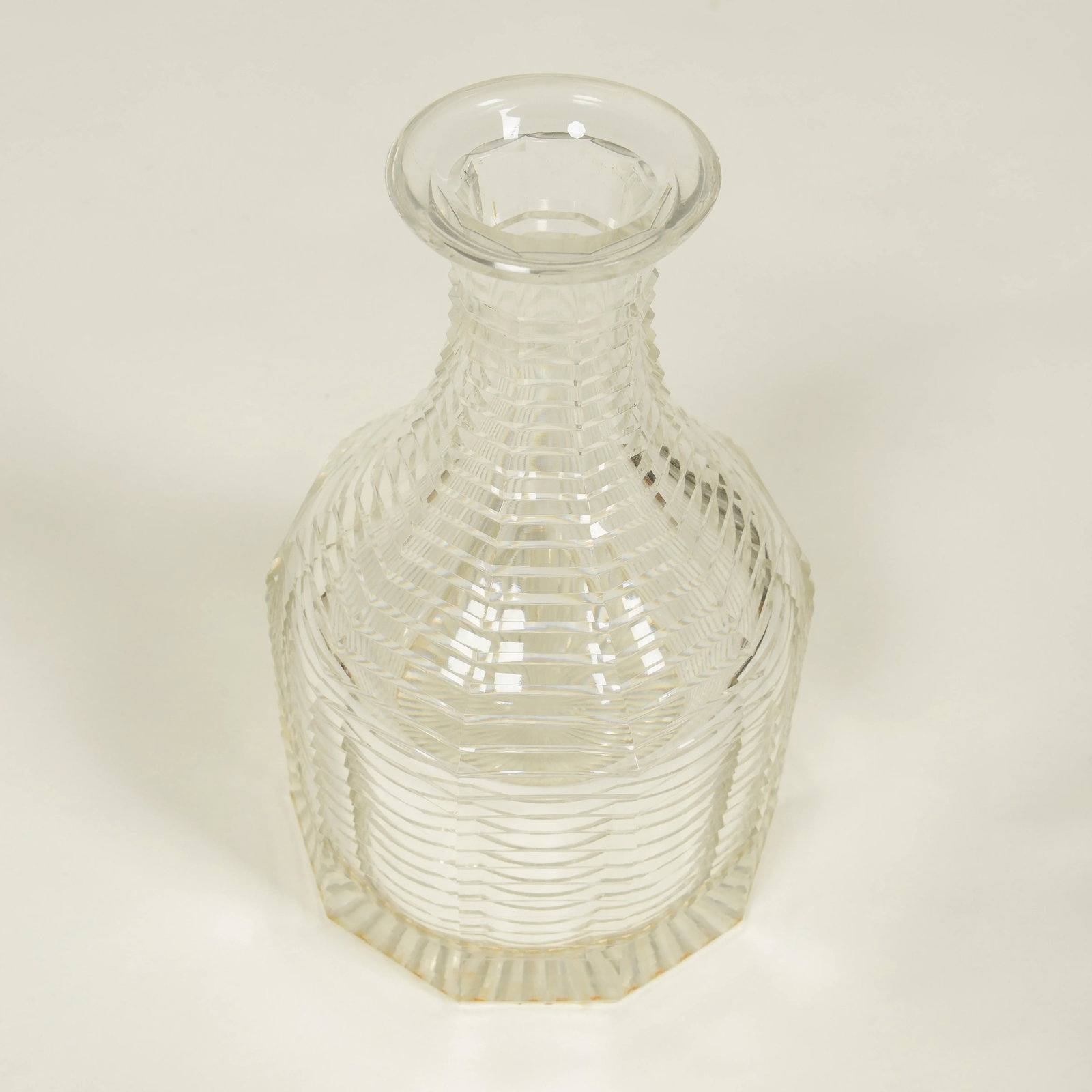 English Cut Crystal Decanter - 3