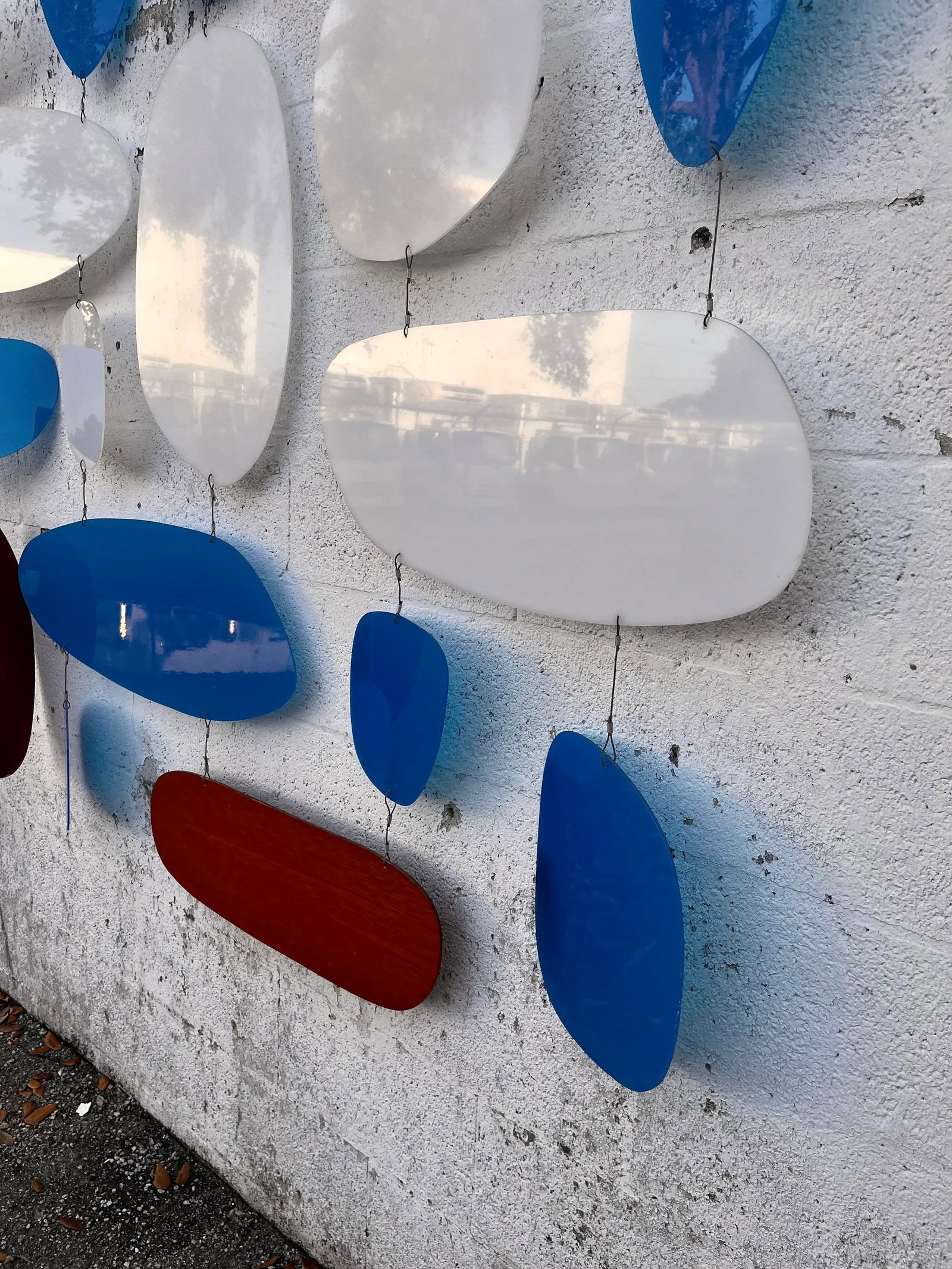 Vintage 1960s Modernist Inspired Handcrafted Hanging Wall Sculpture/Room Divider. - 6