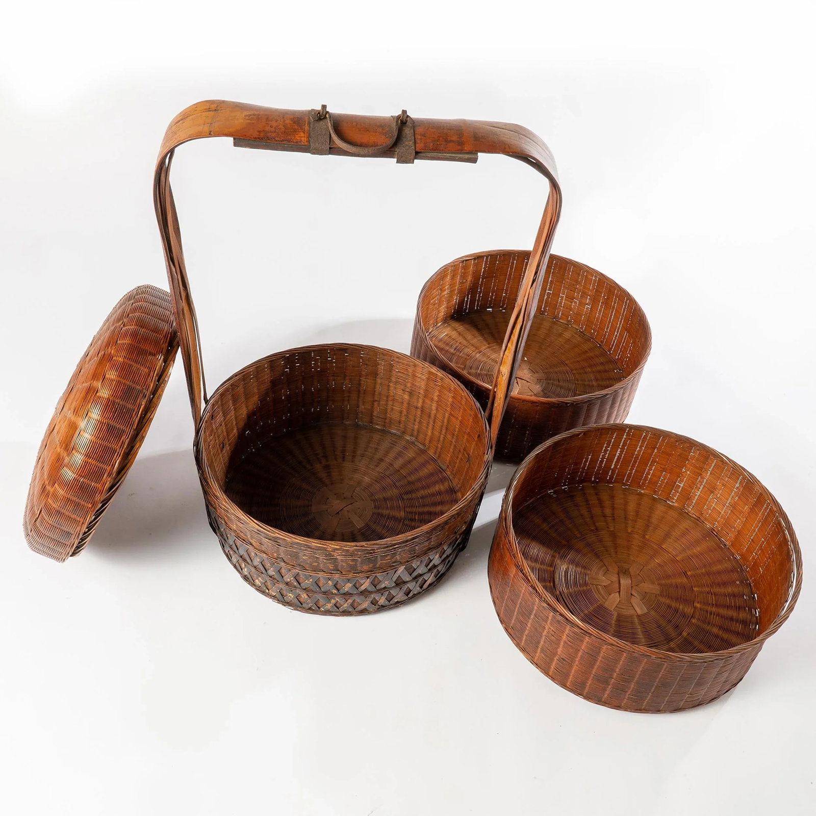 Antique Chinese Wedding Basket - 3