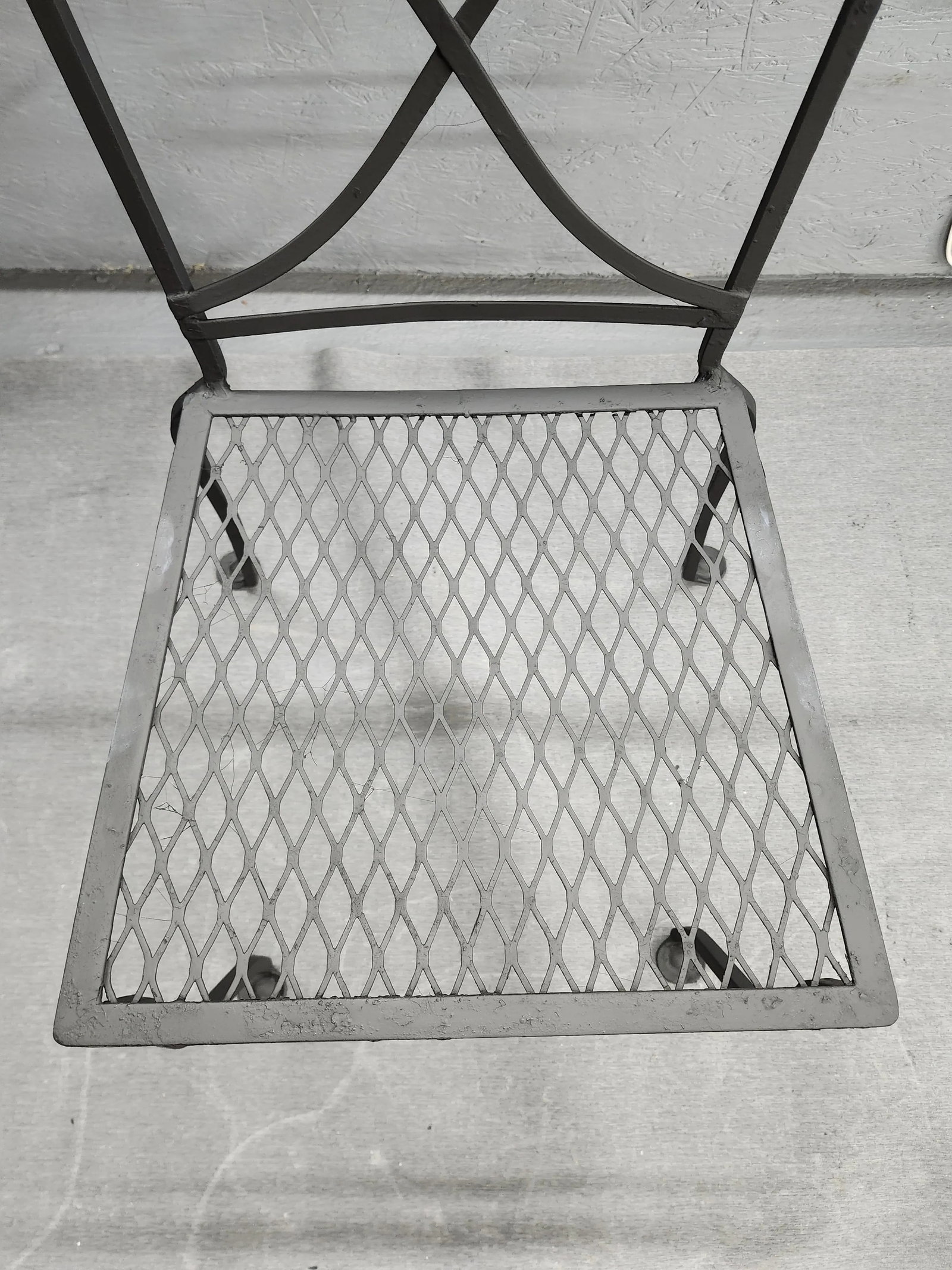 Early 20th Century Salterini Mt. Vernon Wrought Iron Patio Chairs - Set of 8 - 9