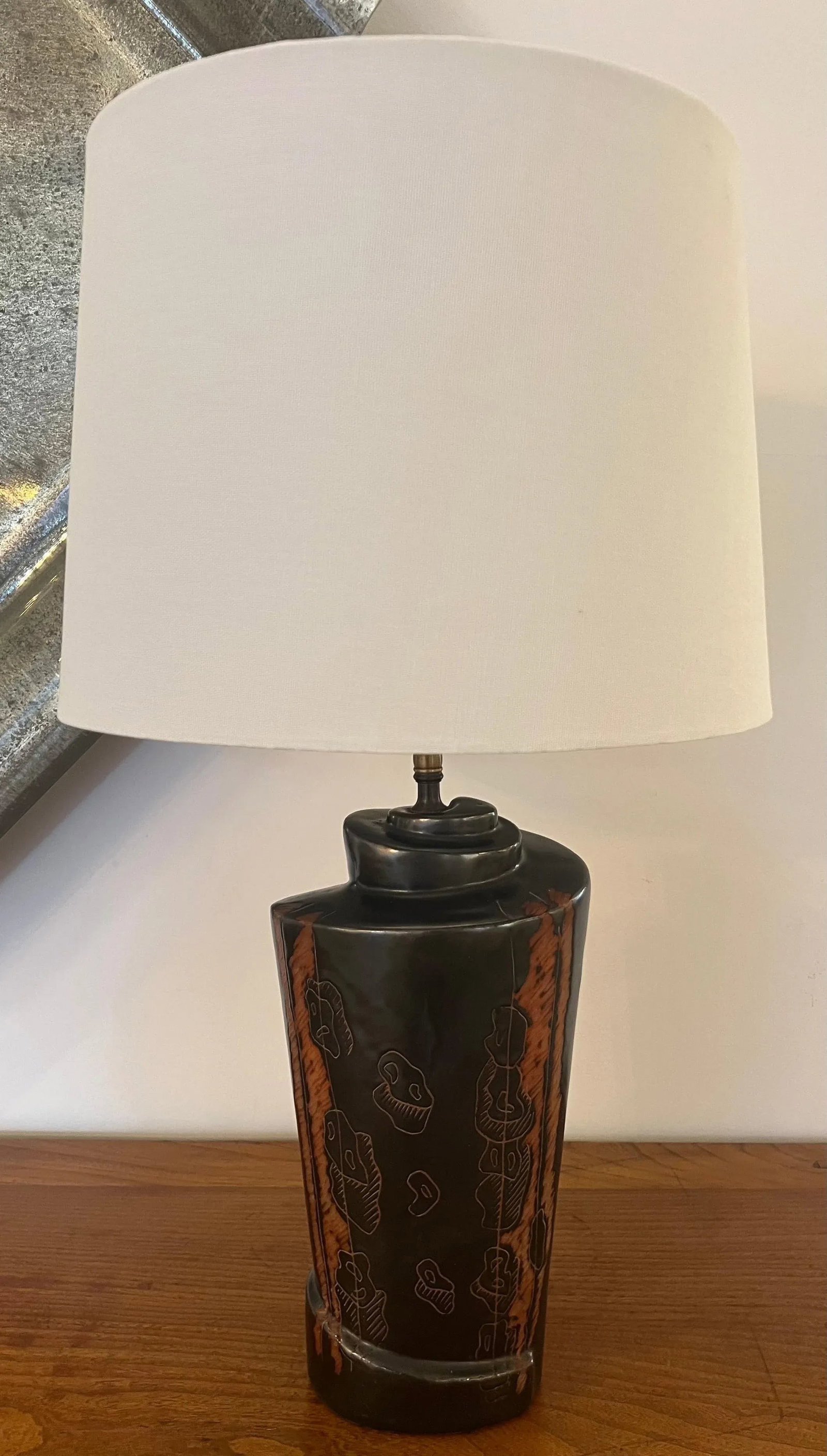 1940s American Marianna von Allesch Ceramic Table Lamps - A Pair - 5