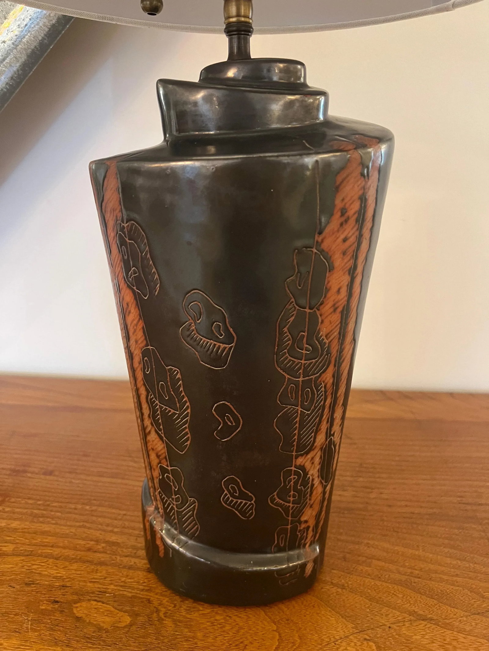 1940s American Marianna von Allesch Ceramic Table Lamps - A Pair - 7