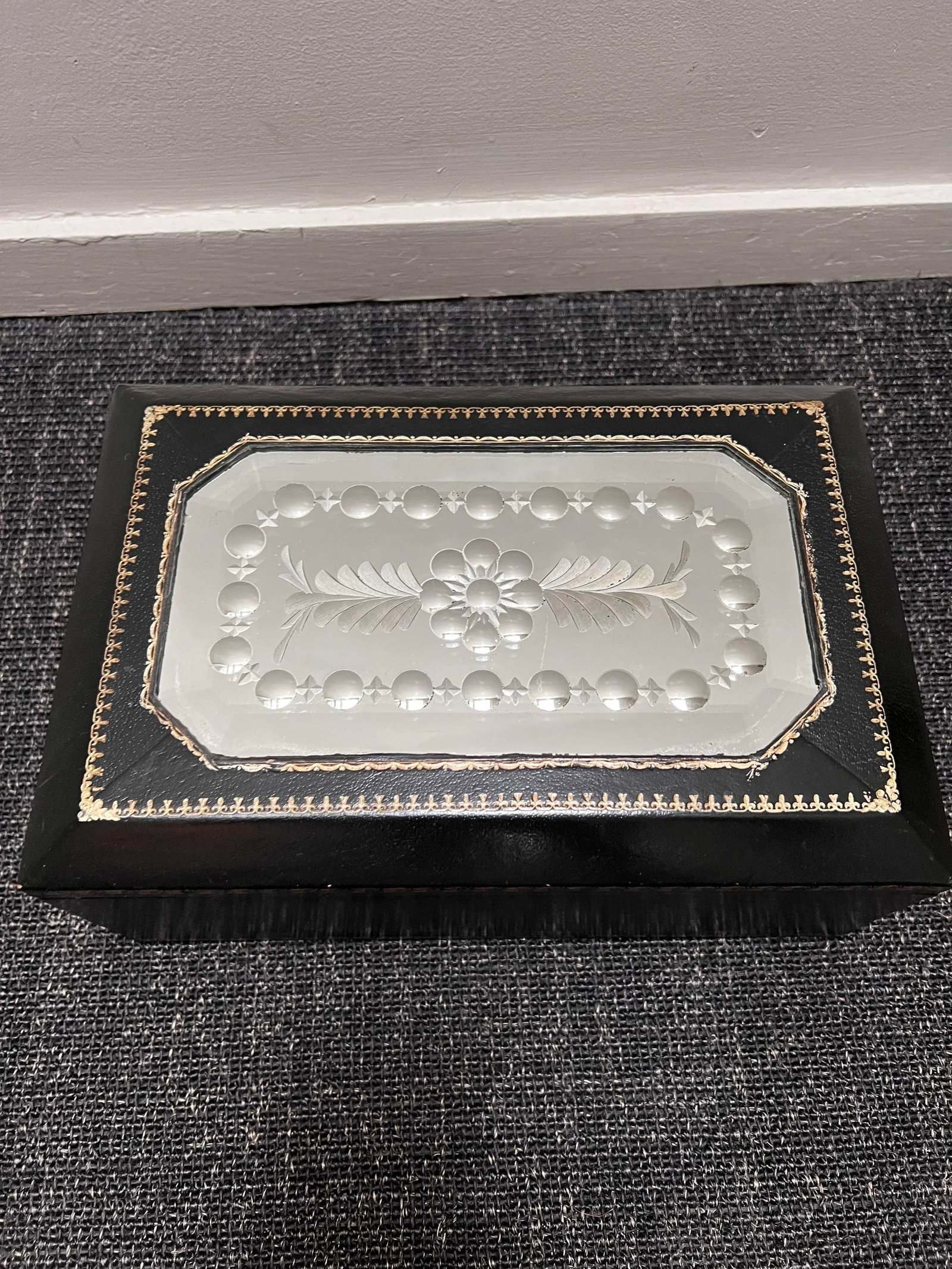 Maitland - Smith Leather and Mirror Box - 7