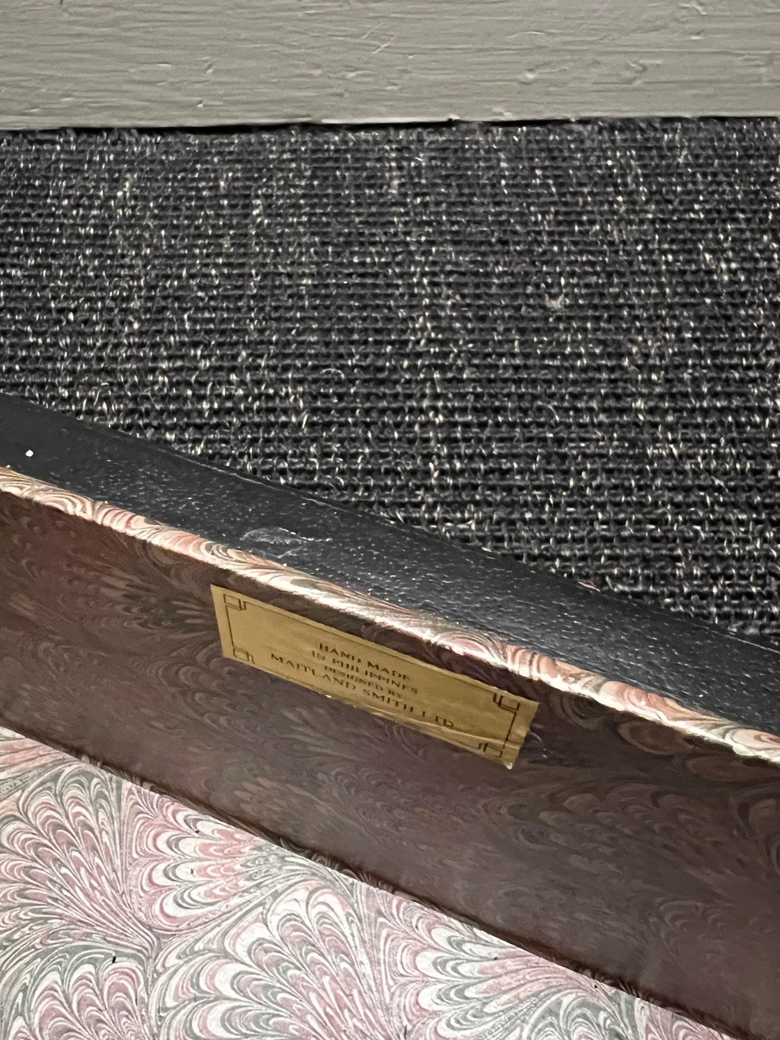 Maitland - Smith Leather and Mirror Box - 8
